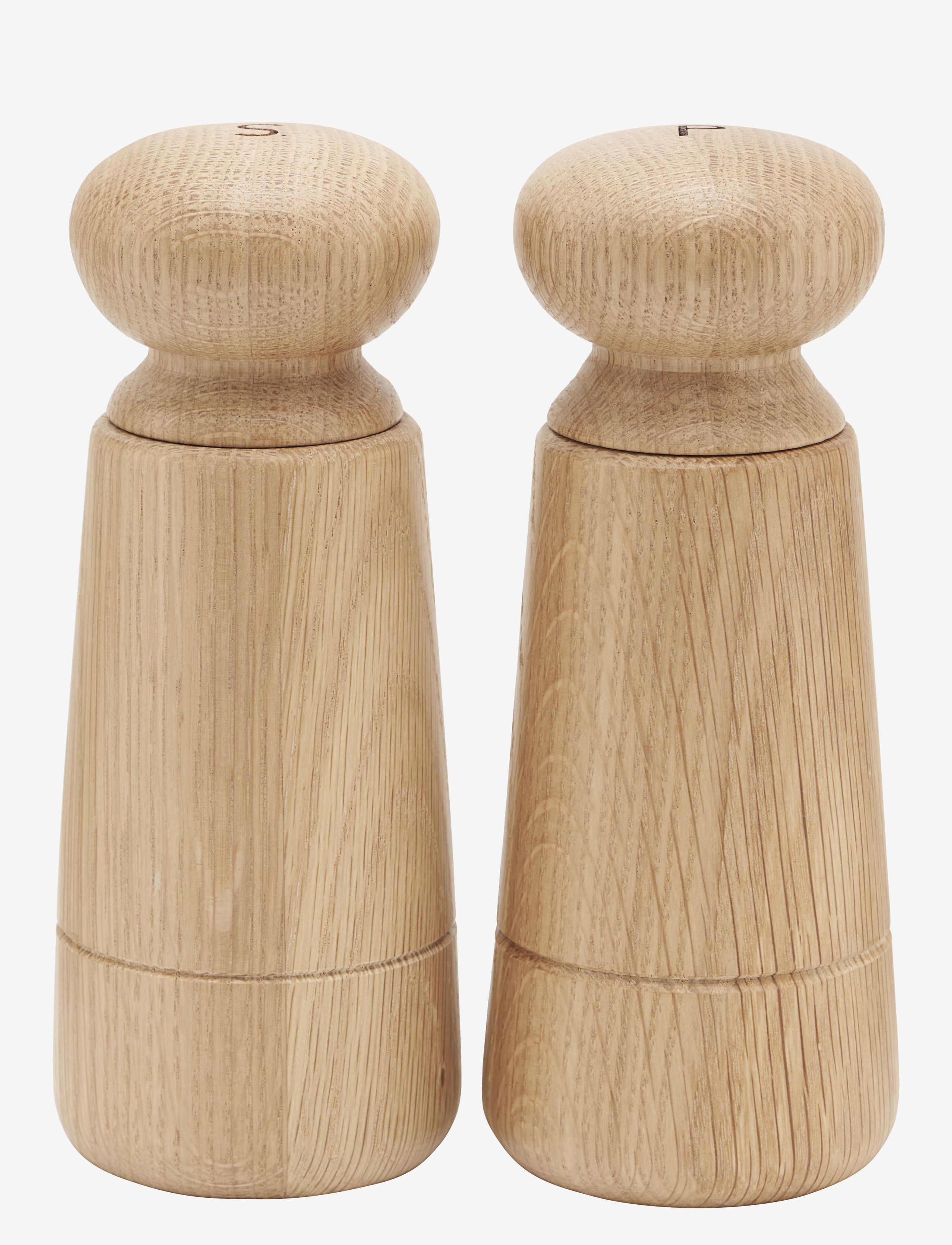 house doctor Wardha Salt Og Peber Kværn, Spice Kværn, Beige, Str: 17 CM