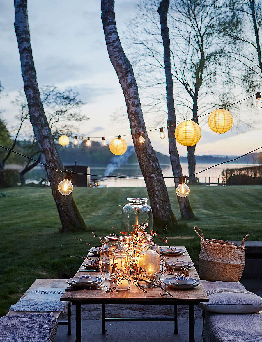house doctor - Lampshades for string lights, HDSon - aiavalgustid - sand - 0