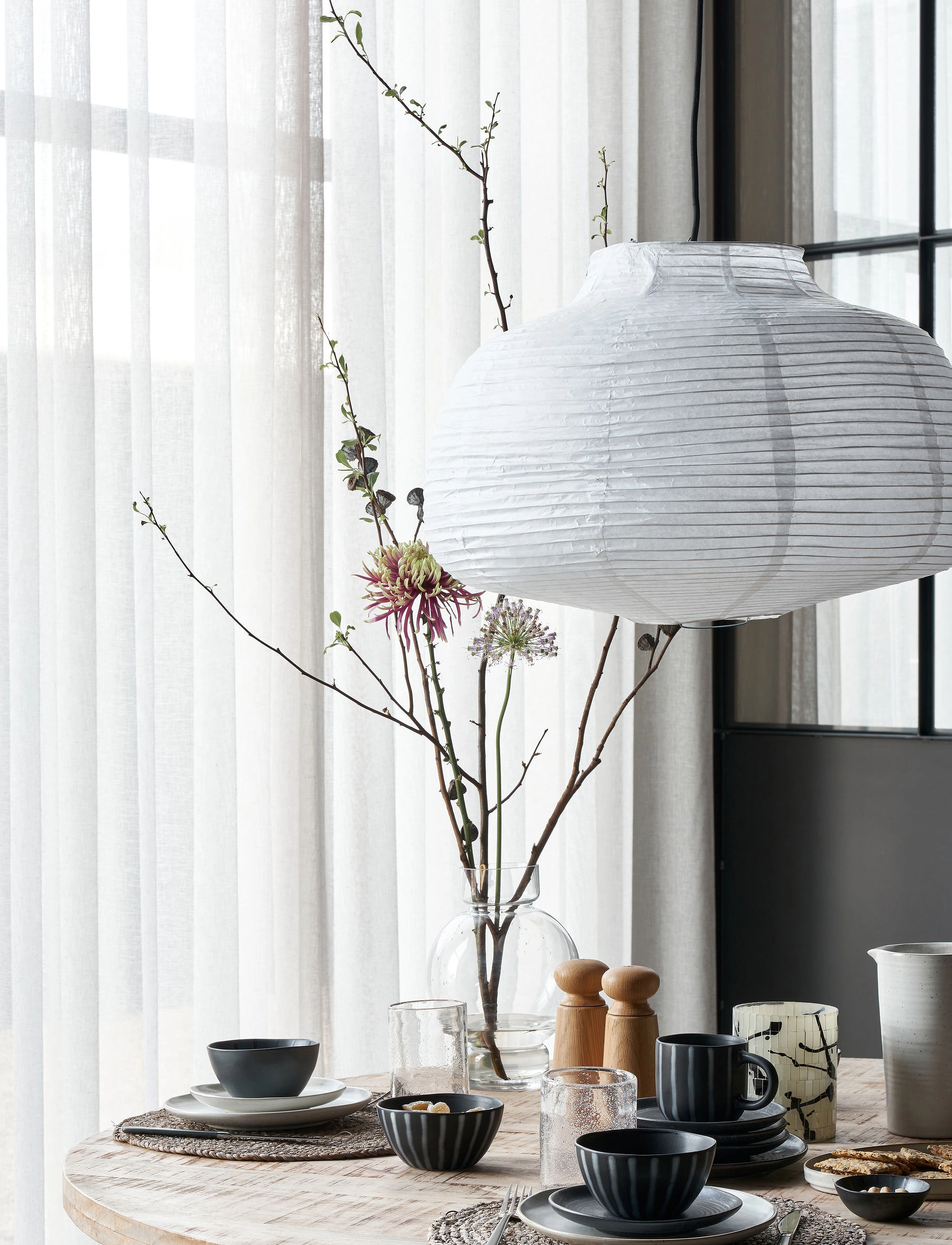 house doctor Lampshade, Rica, 38X55 cm, Lighting, Weiß - Lamp Shades, Homeware