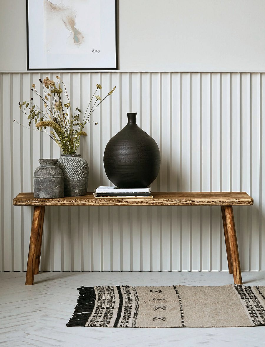 house doctor - Bench, HDNadi, Natural - hocker & bänke - natural - 0