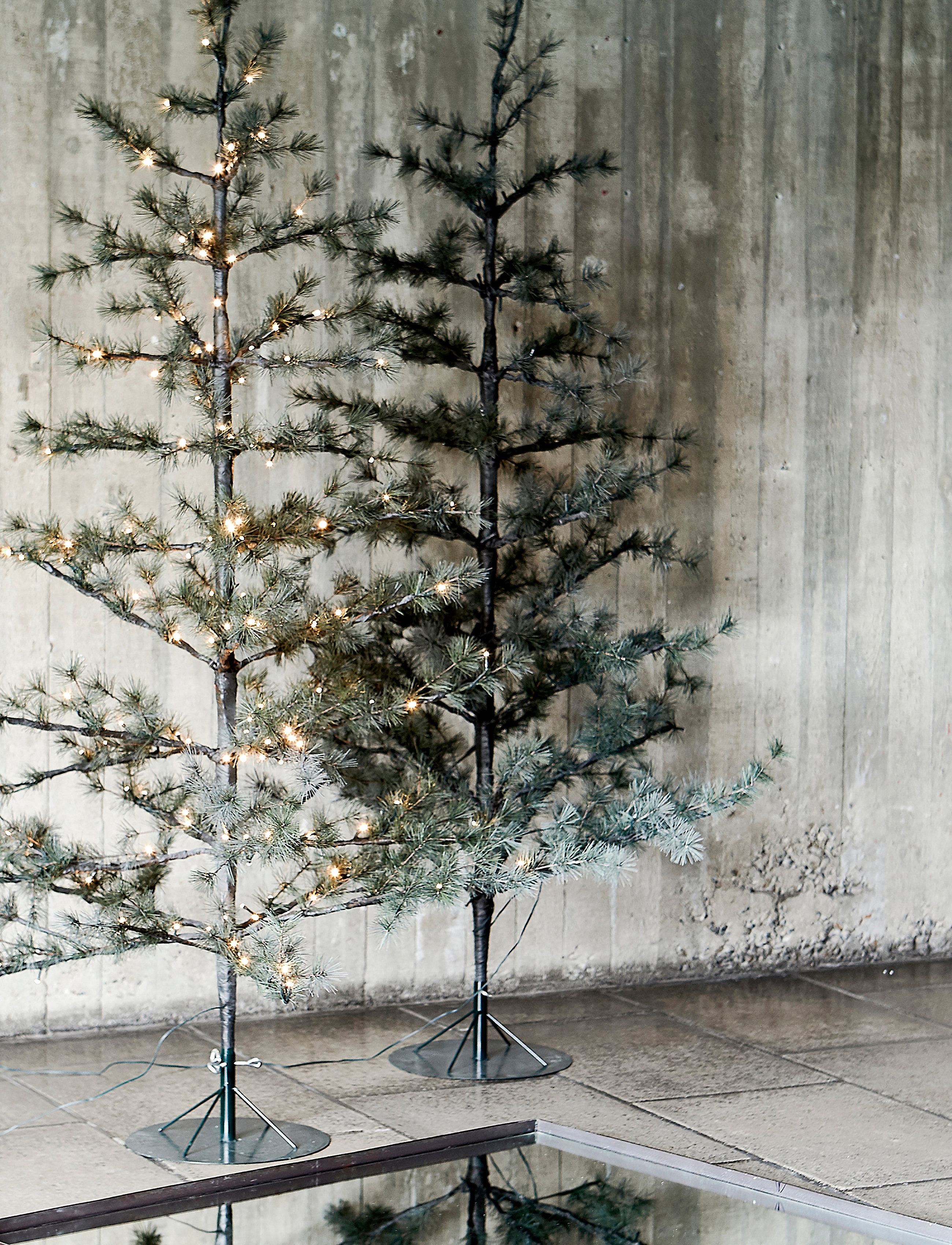 house doctor - Juletræ med LED, HDPin, Natur - green - 0