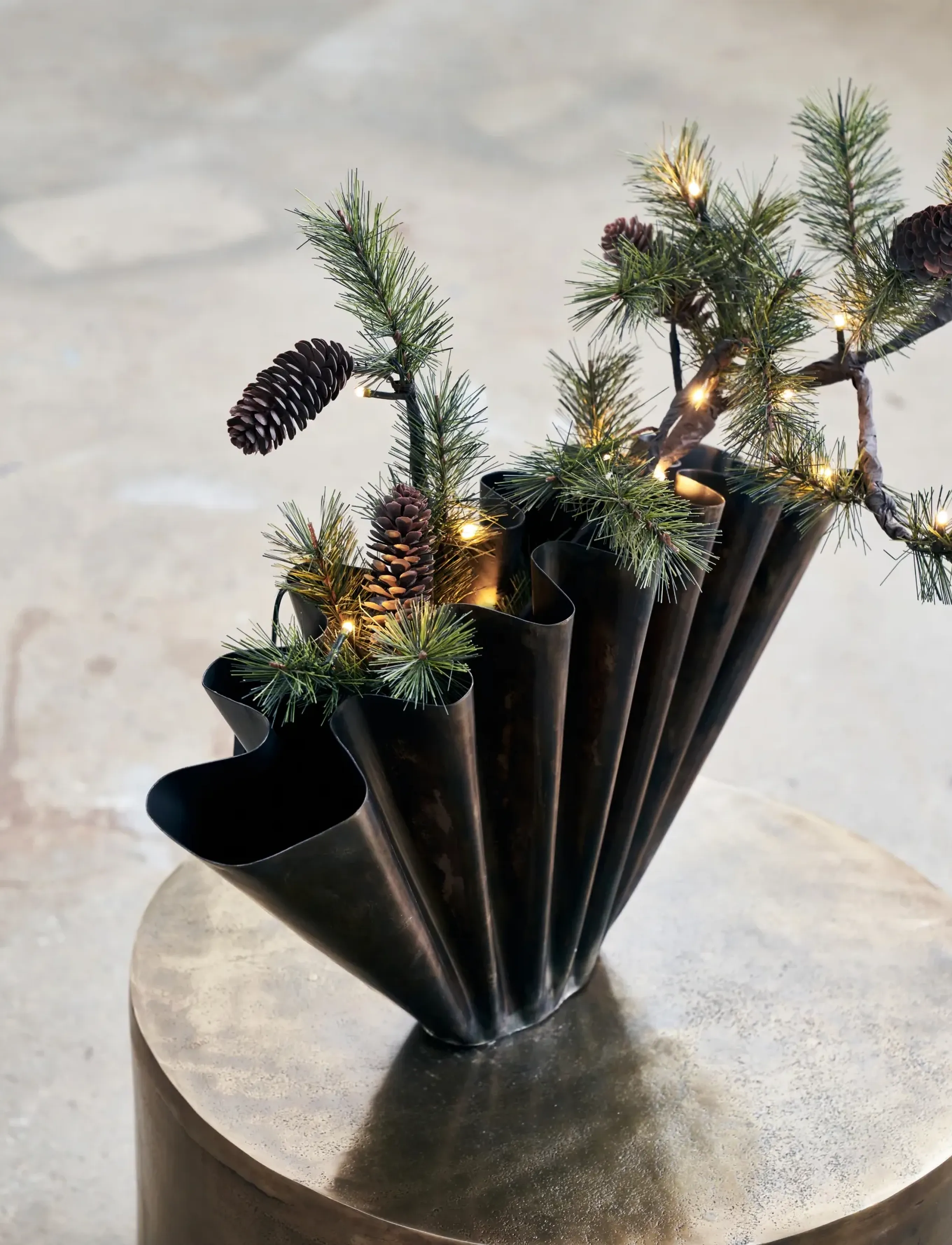 house doctor - Christmas branch, HDPeuce, Nature - beige - 3