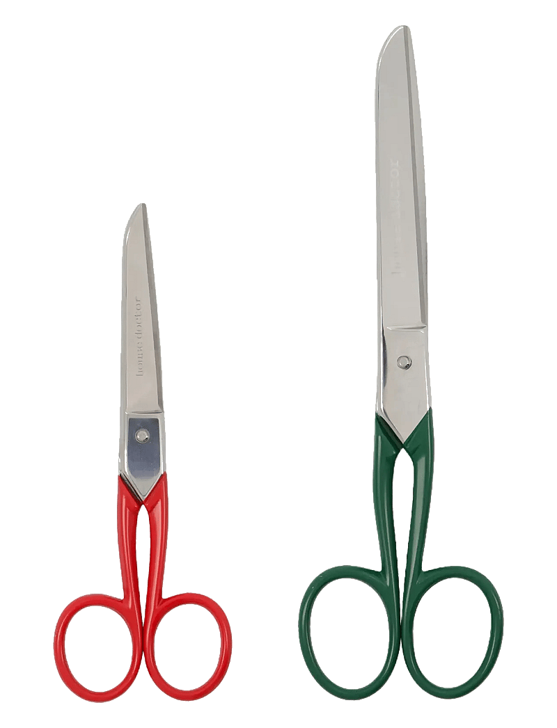 house doctor - Scissors, HDScissors, Red;Green - köögikäärid - red, green - 0