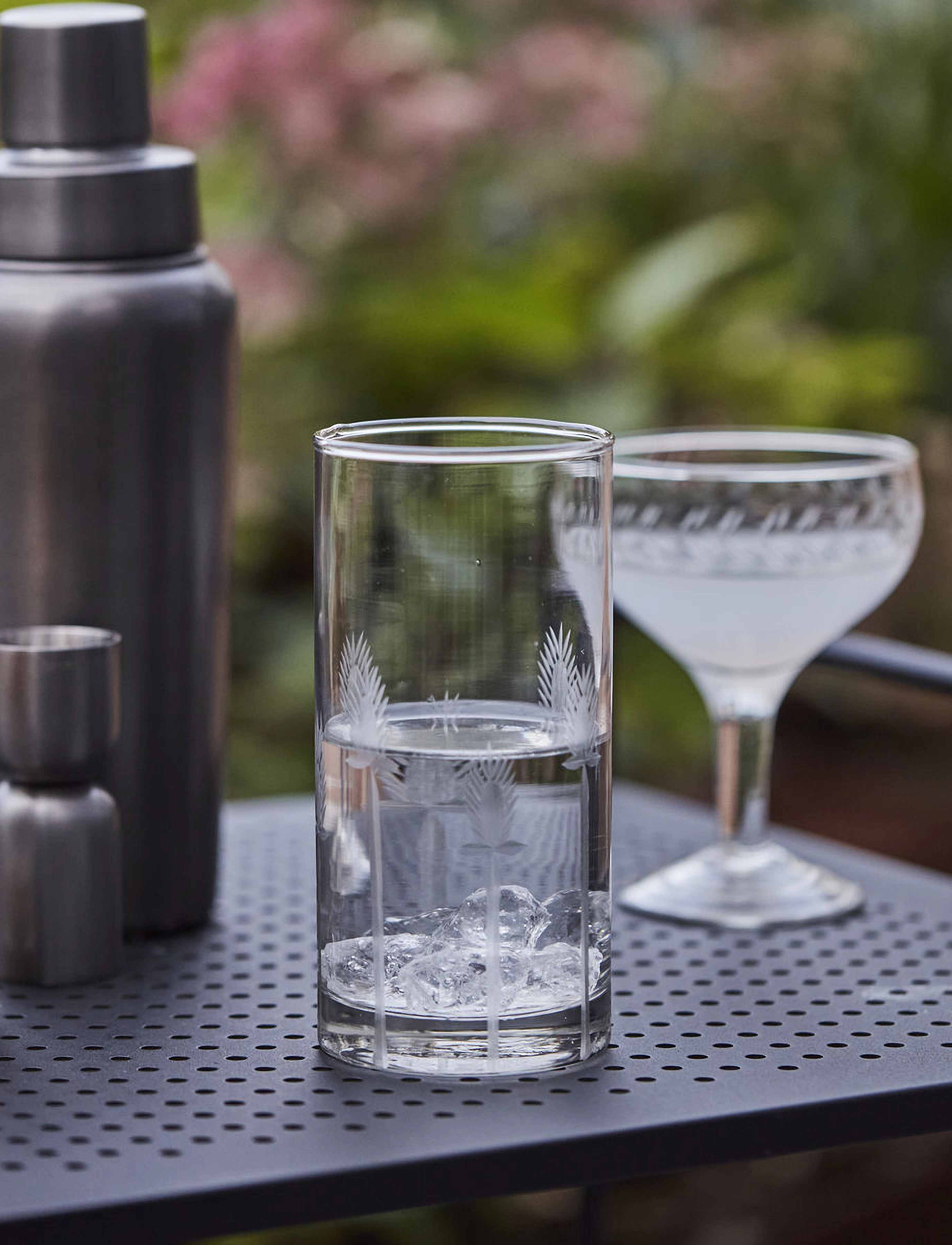 house doctor Long Drink Glass, Hdvintage, Clear, 38 CL, Nude, Glas > Cocktailglas, Unisex