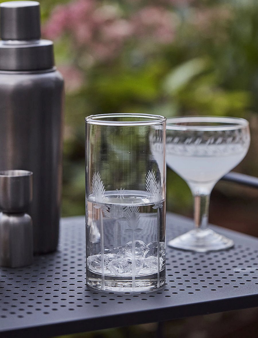 house doctor - Long drink glass, HDVintage, Clear - kokteili- ja martiiniklaasid - clear - 0