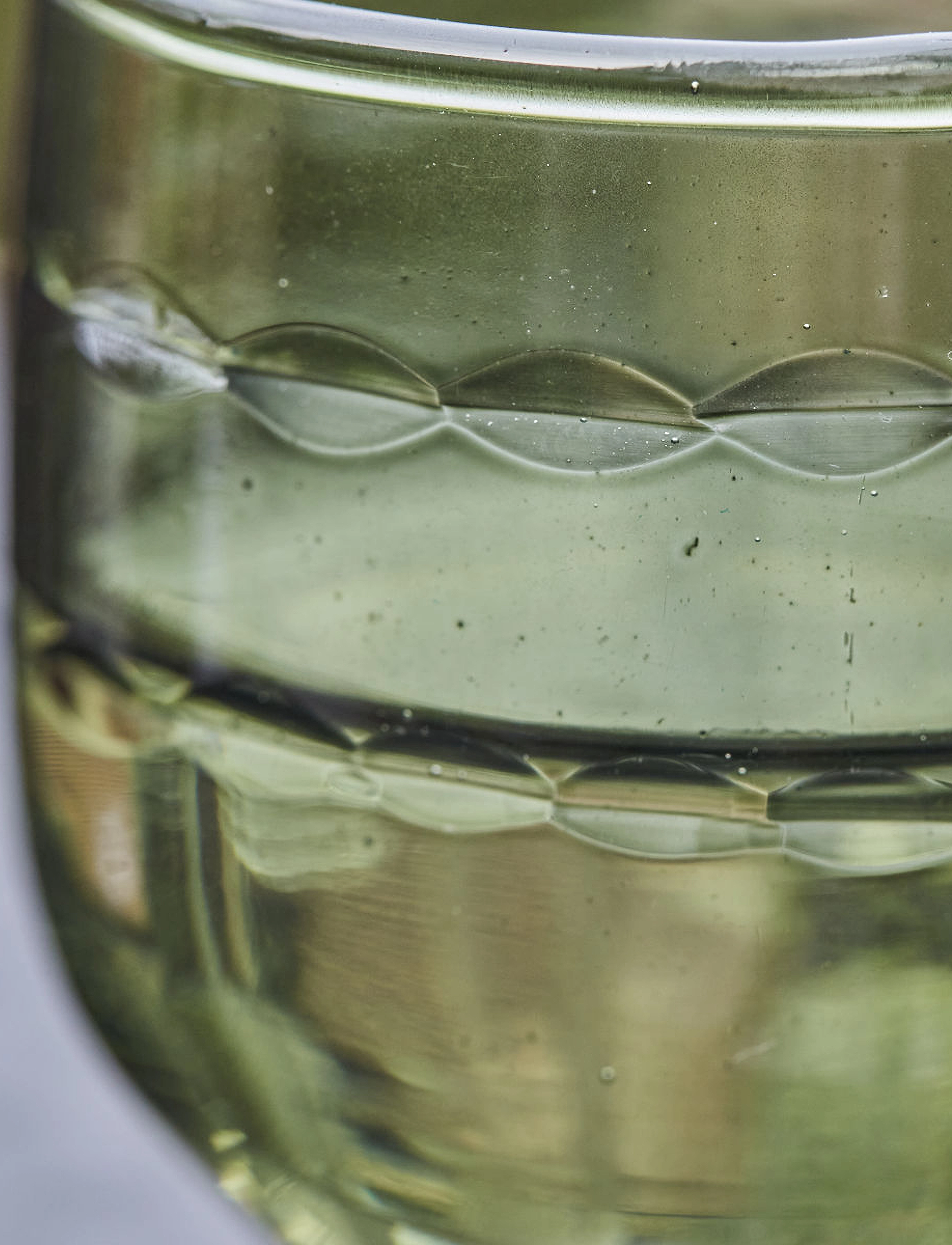 house doctor - Liqueur glass, HDVintage, Green - viskio ir konjako stiklinės - green - 2