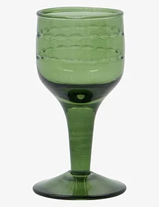 Liqueur glass, HDVintage, Green, house doctor