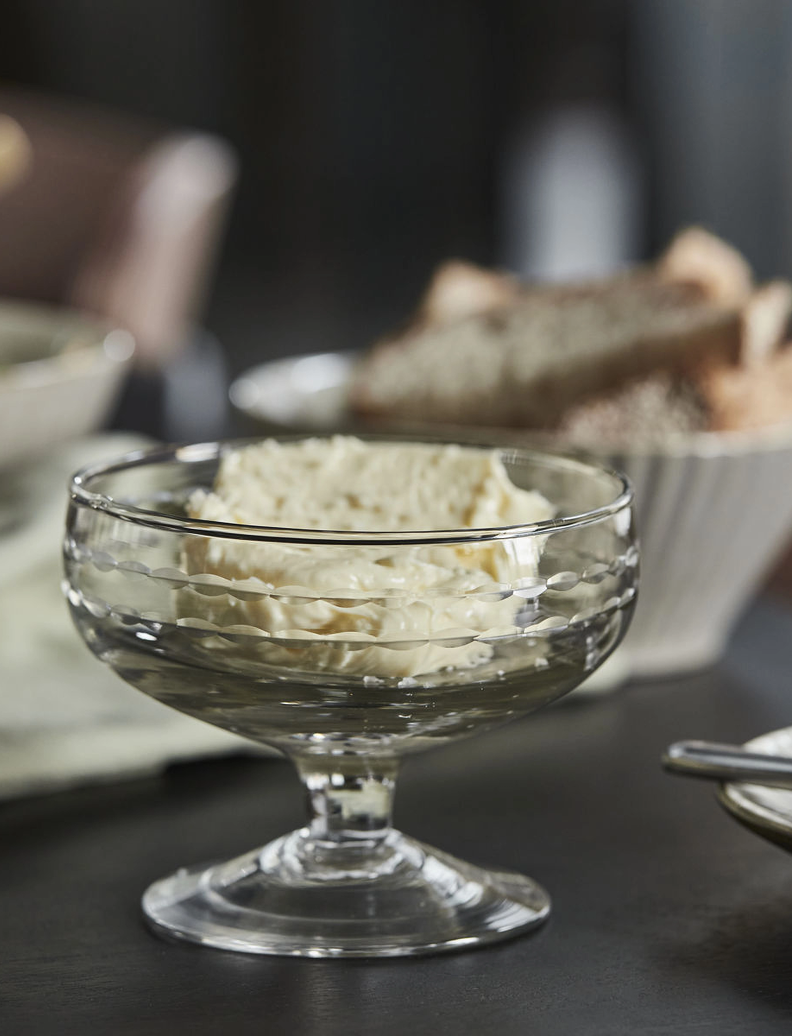 house doctor Dessert Bowl, Hdvintage, Clear, H8 cm, Nude, Skåle > Morgenmadsskåle, Unisex