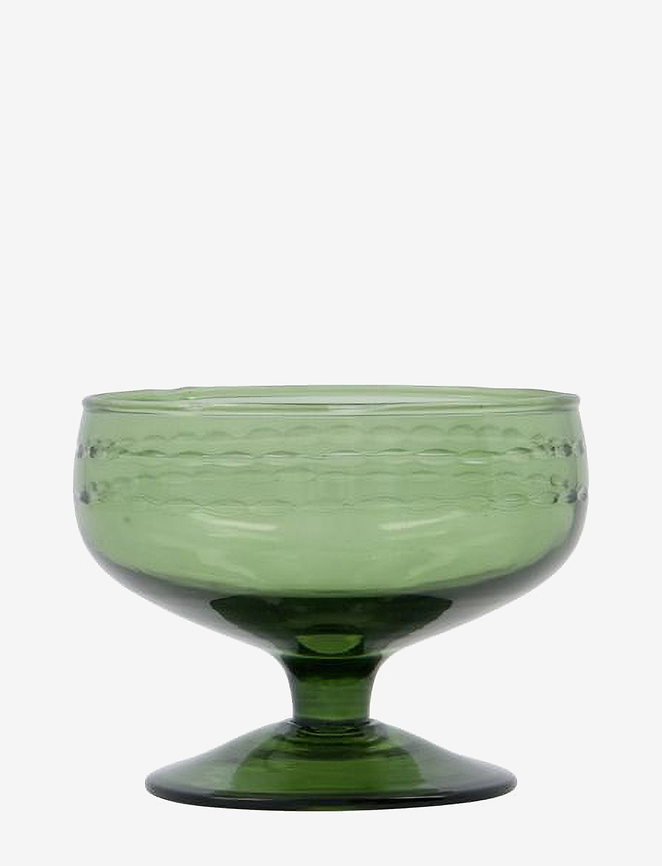 house doctor - Dessert bowl, HDVintage, Green - morgenmadsskåle - green - 1