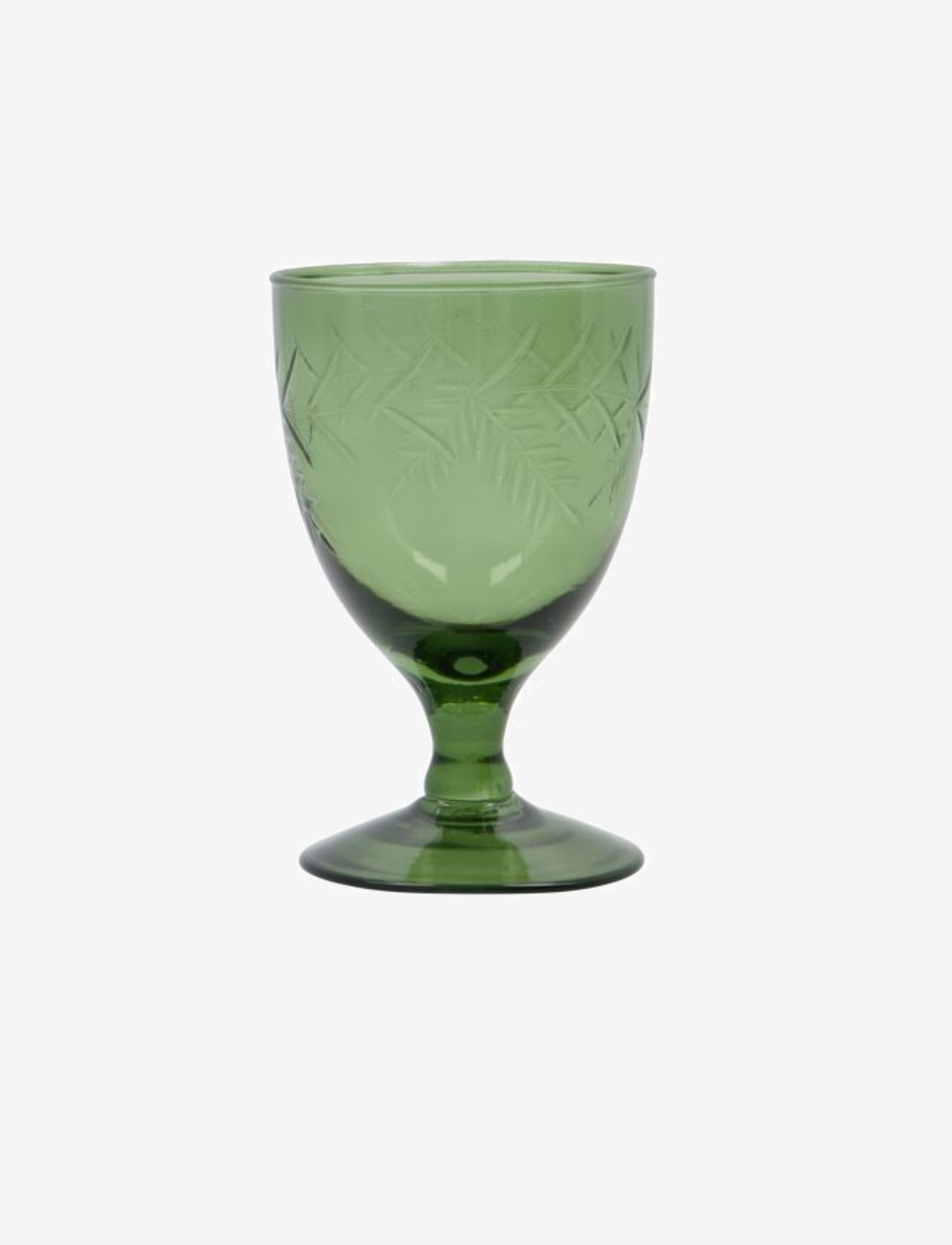 house doctor - White wine glass, HDVintage, Green - weißweingläser - green - 0