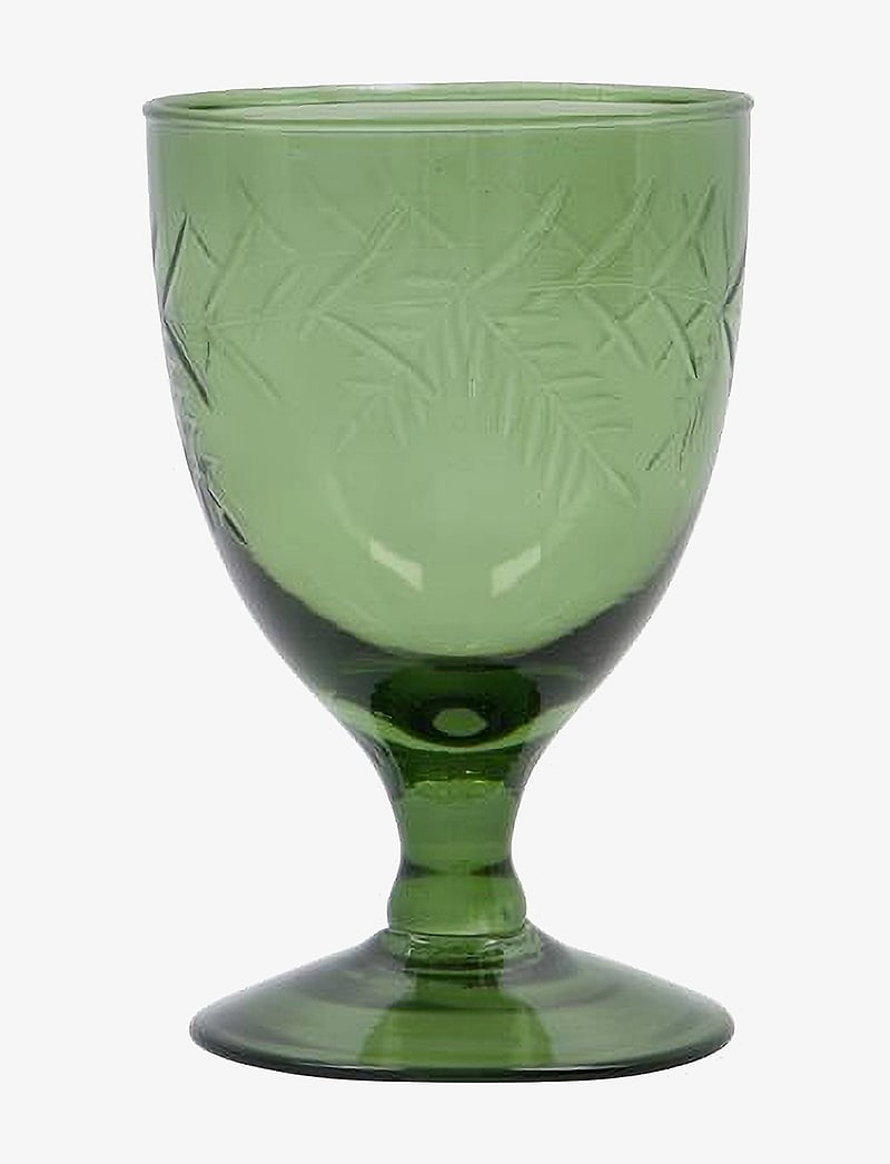 house doctor - White wine glass, HDVintage, Green - valge veini pokaalid - green - 0