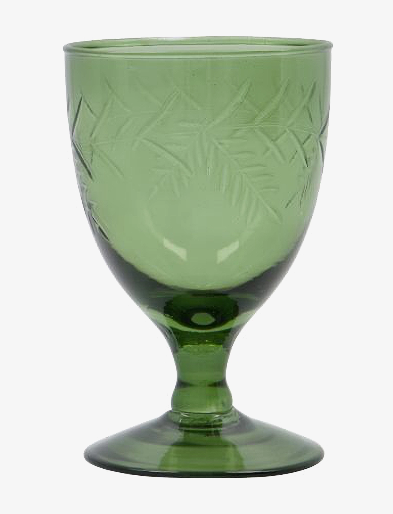 house doctor White wine glass, HDVintage, Green - Vinglas - GREEN / green