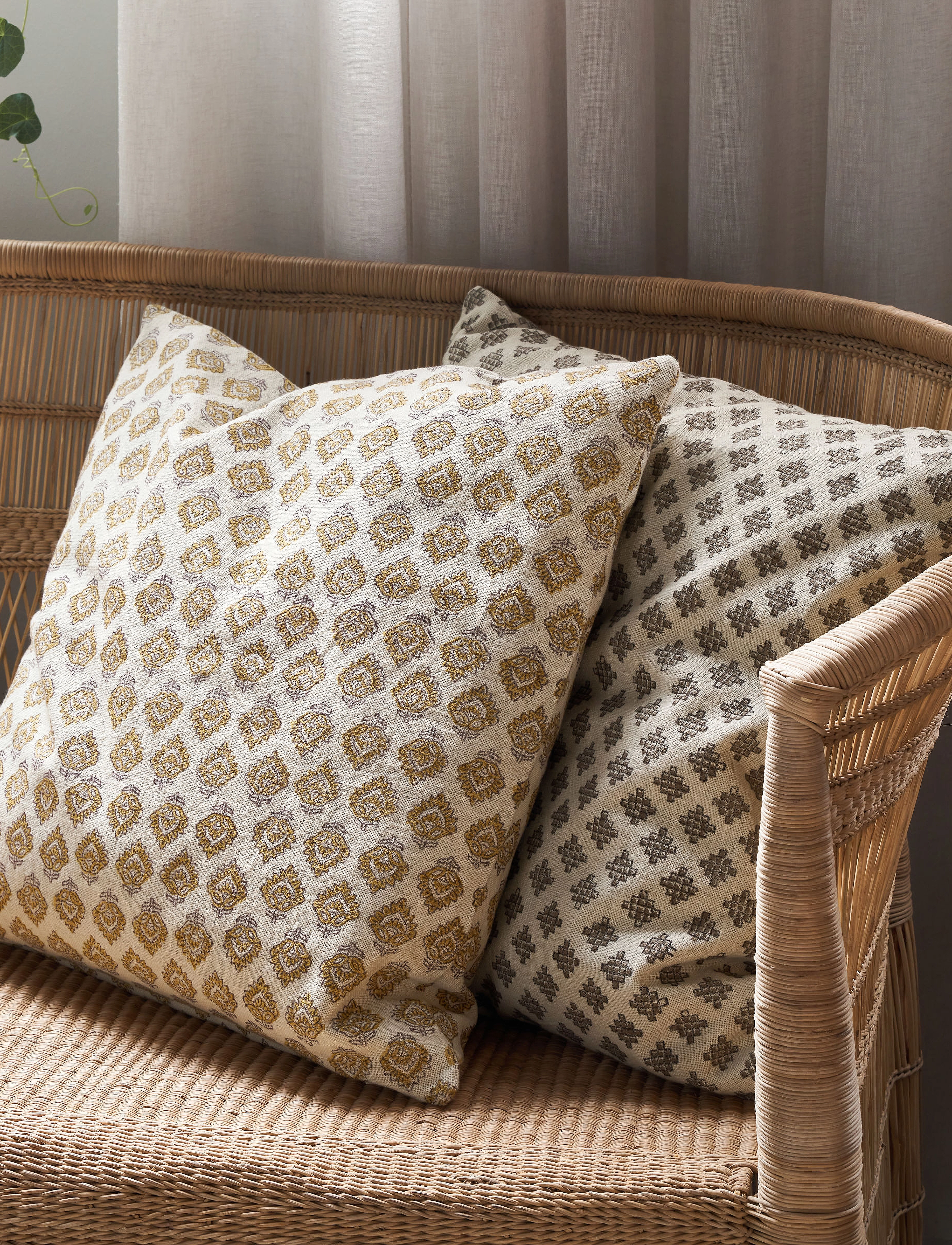 house doctor Cushion Cover, Saba, Beige, 50X50 cm, Cushions & Blankets, Beige - Covers, Homeware