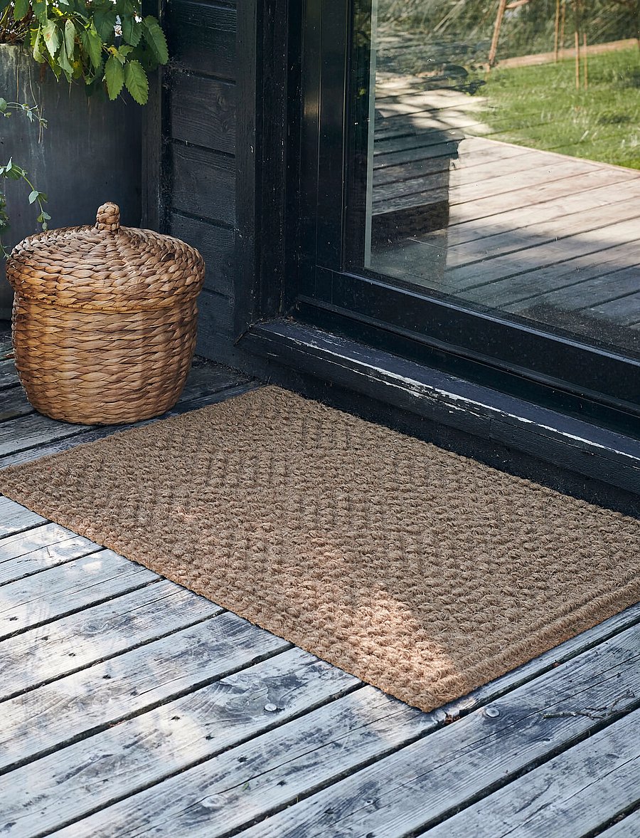 house doctor - Door mat, HDClean, Natural - natural - 0