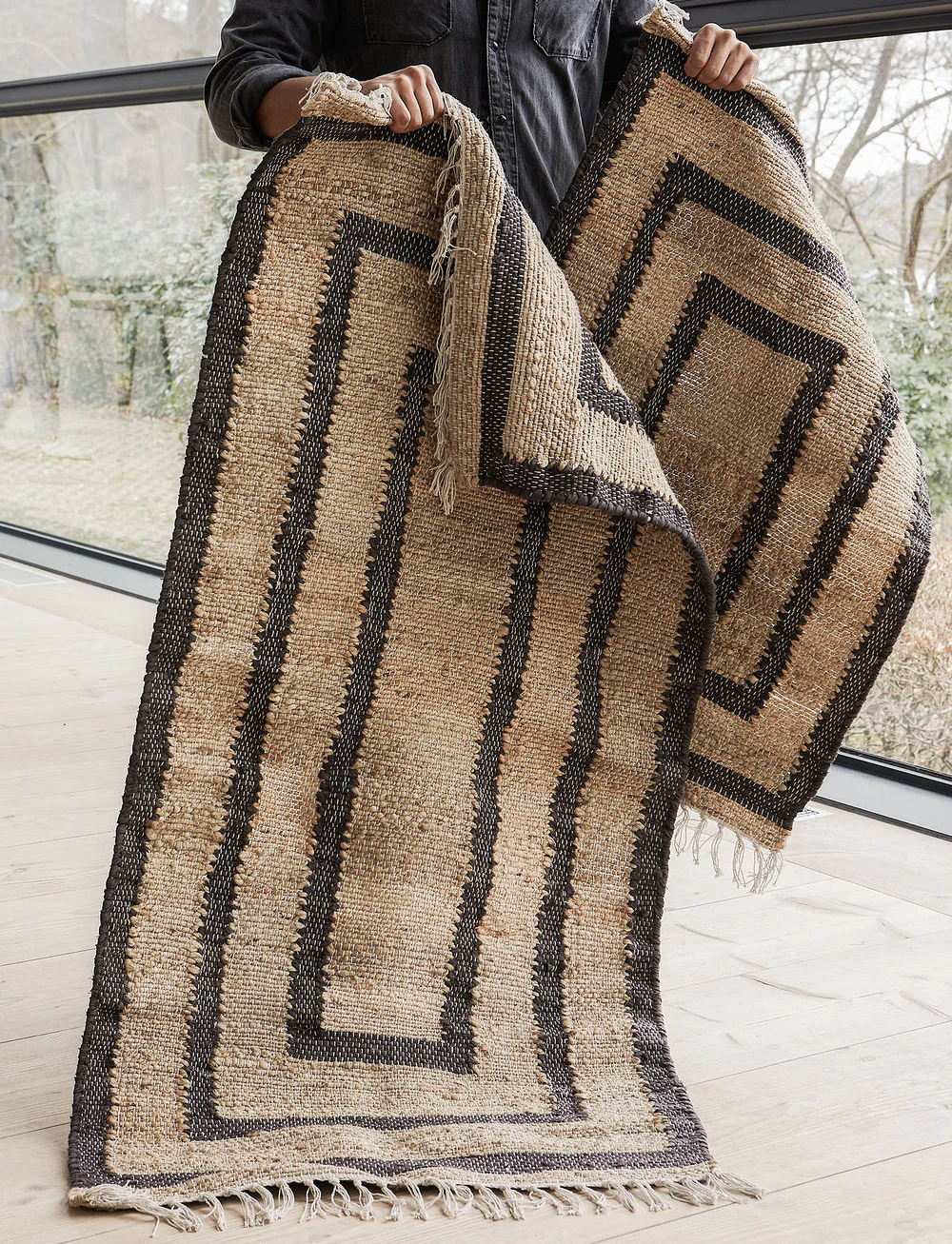 house doctor - Rug, Leah, Natural - baumwollteppiche & flickenteppich - natural - 5