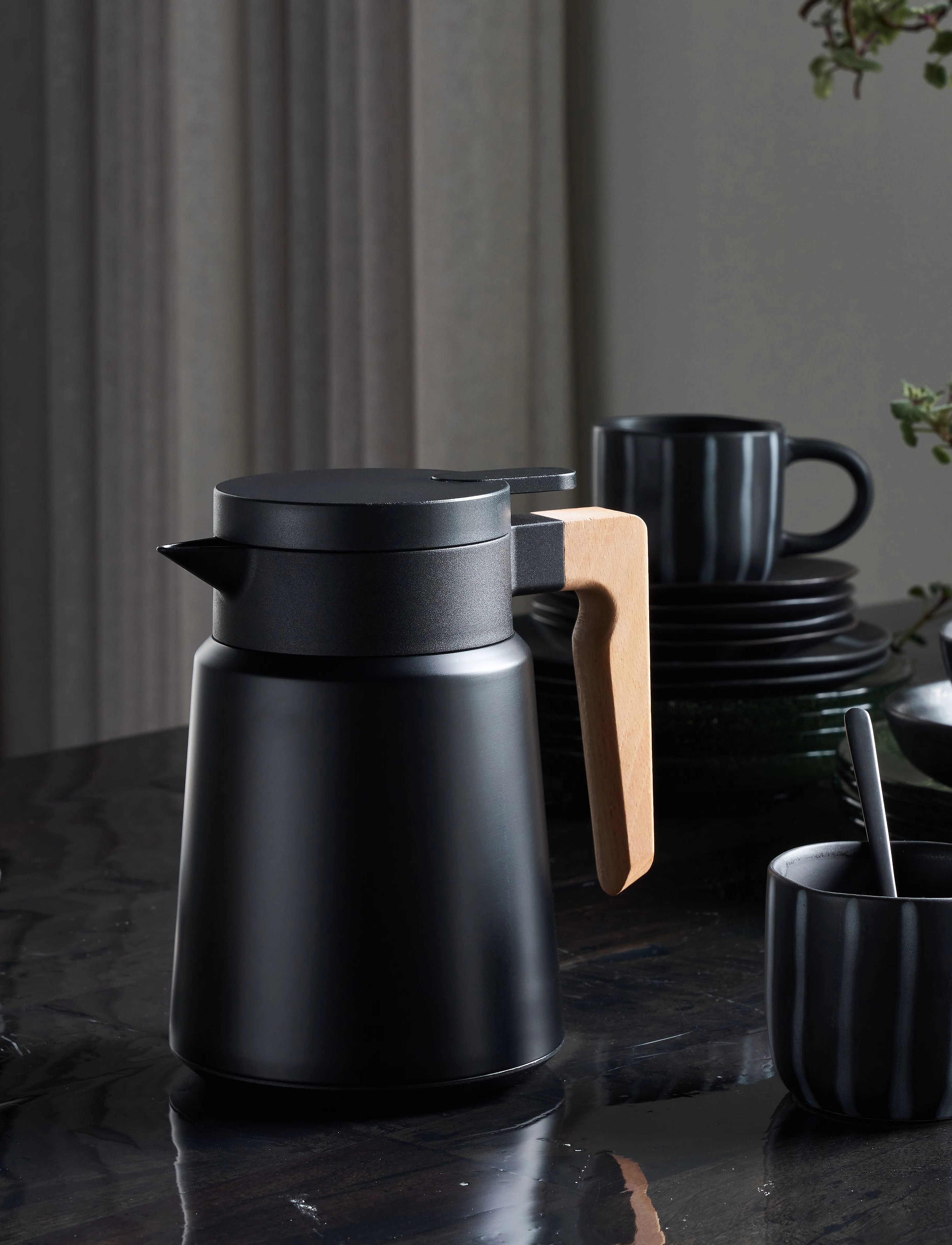 house doctor Thermos, Hdcole, Black, 20 cm, Black, Kander Og Karafler > Termokarafler, Unisex