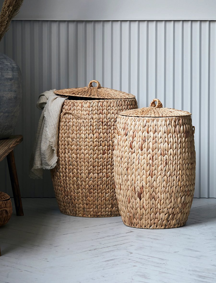 house doctor - Laundry baskets, HDLaun, Natural - natural - 0