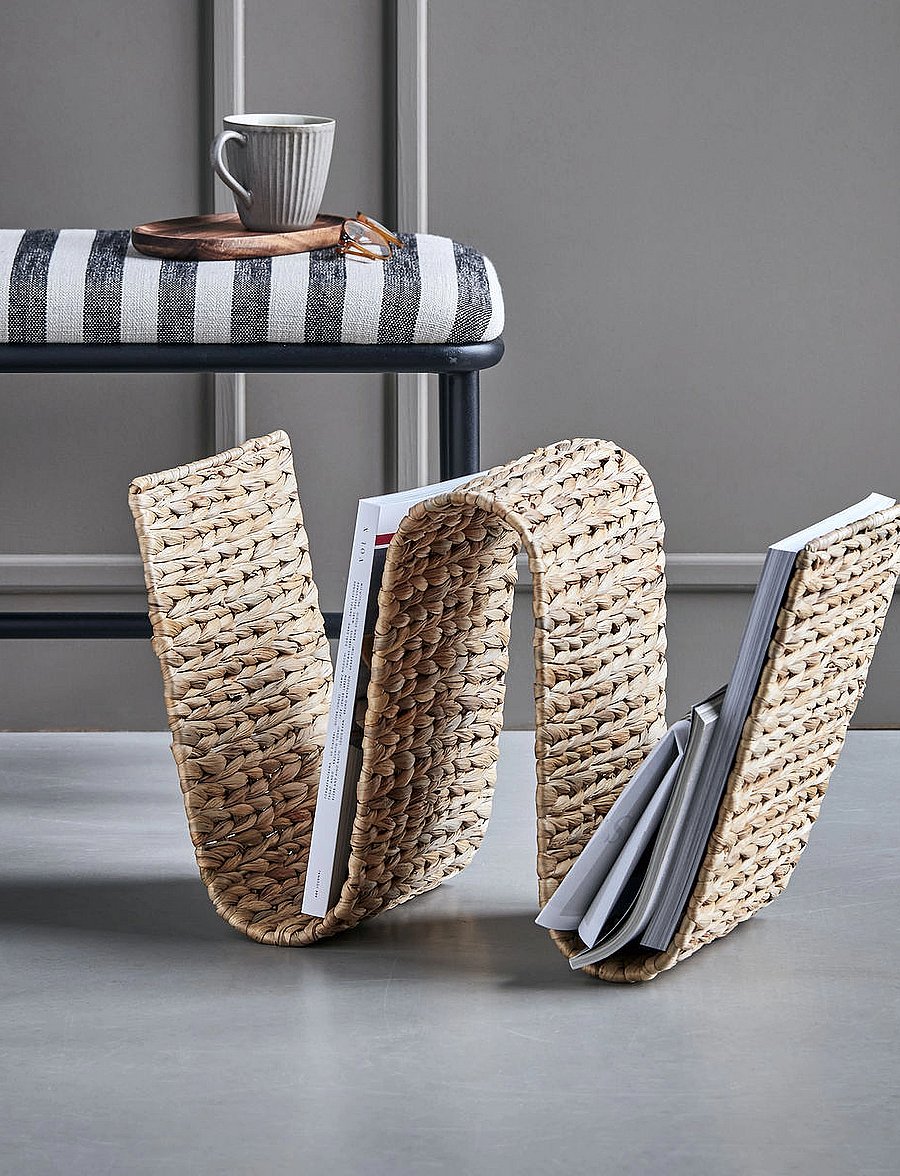 house doctor - Magazine holder, HDWave, Natural - natural - 3