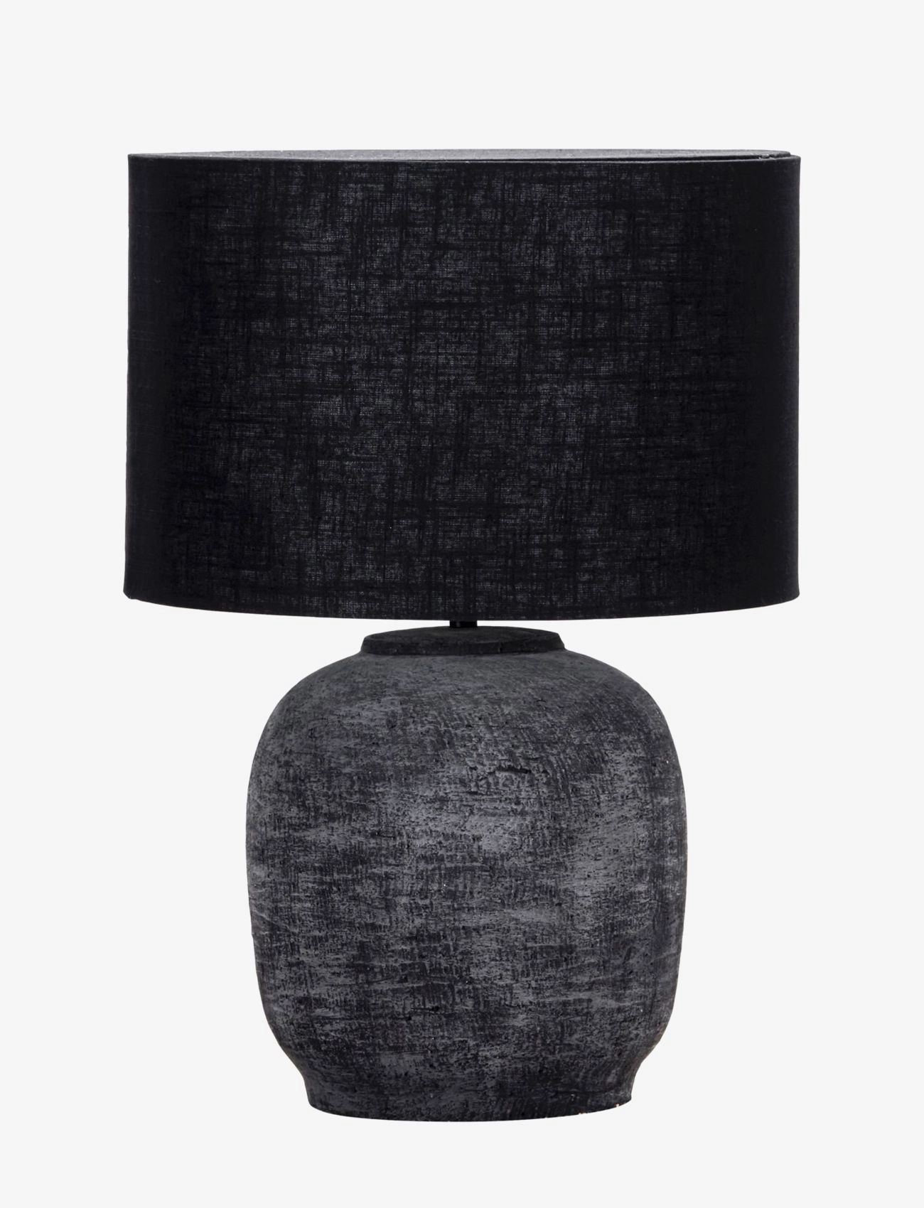 house doctor Bordlampe Inkl. Lampeskærm, Hdtahi, Sort, Bordlampe, Sort, Str: 65X46CM