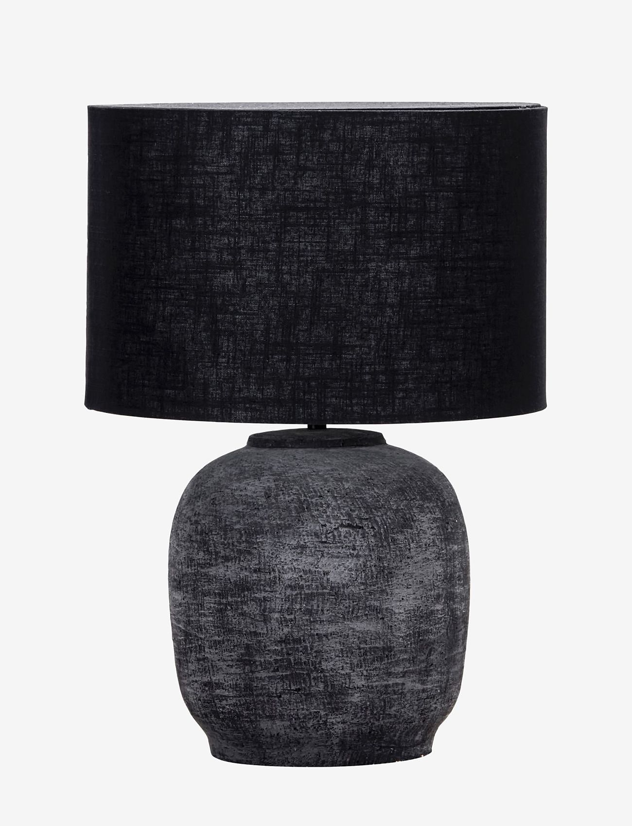 house doctor - Table lamp incl. lampshade, Tahi, Black - nach preis einkaufen - black - 0