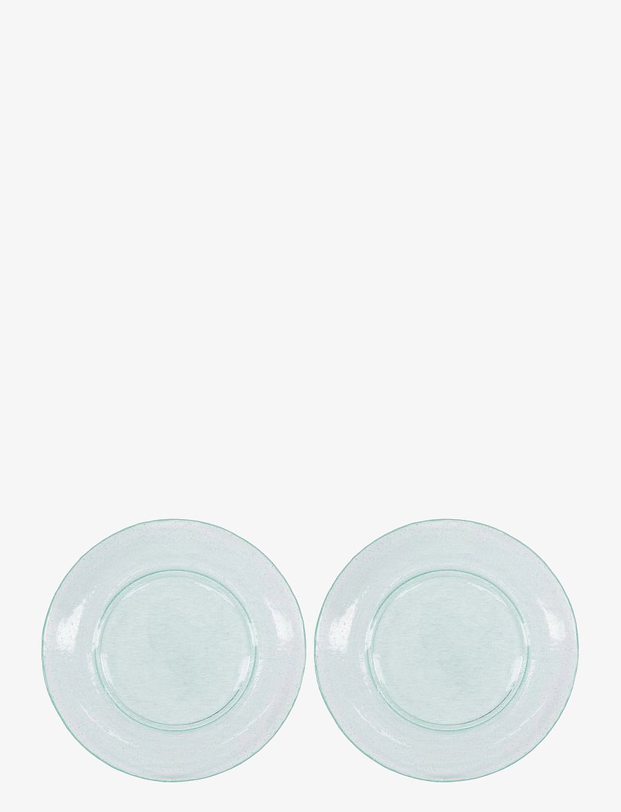 house doctor - Plate, HDRain, Aqua - frühstücksteller - blue - 1