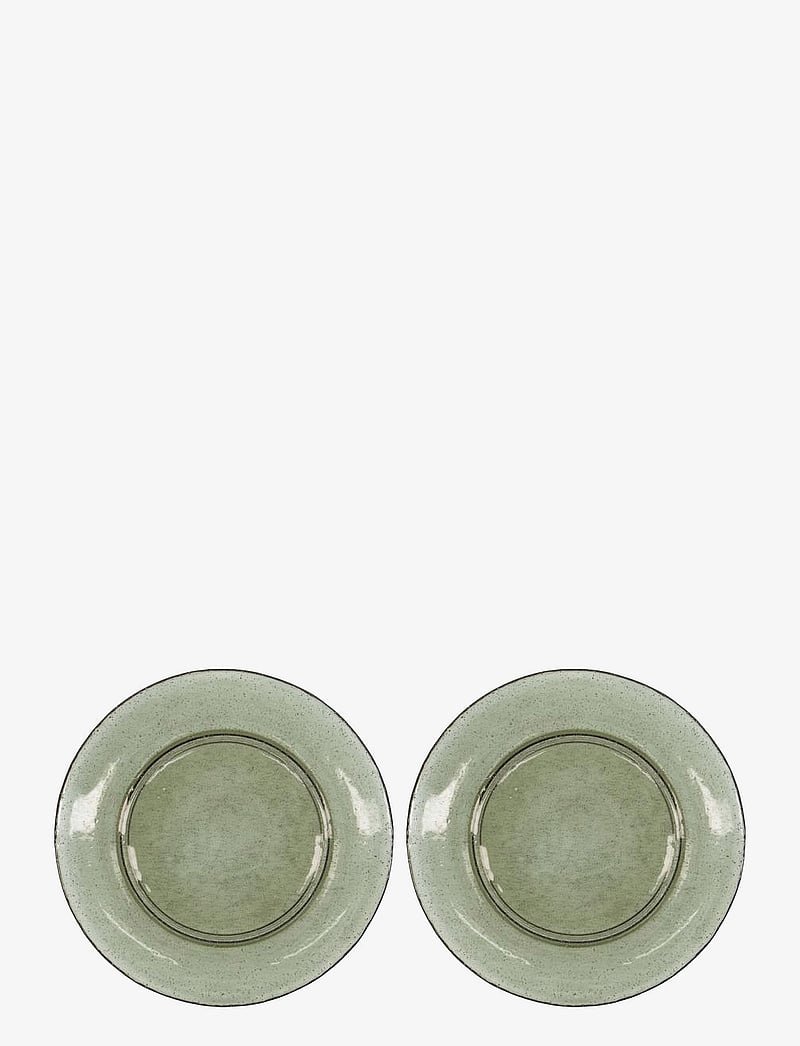 house doctor - Plate, Rain, Green - die niedrigsten preise - green - 0
