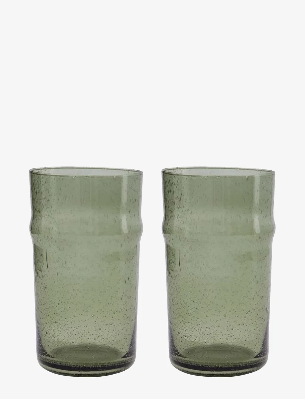 house doctor - Glass, Rain, Green - trinkgläser - green - 0