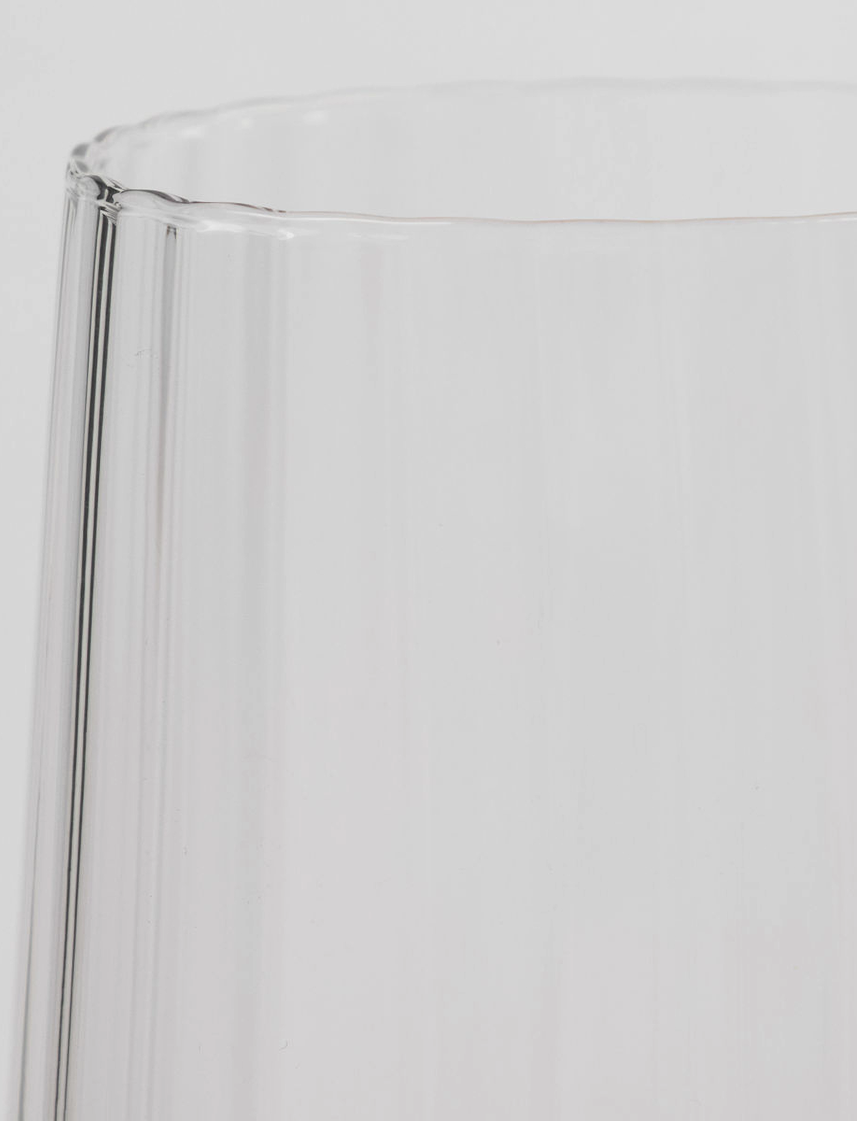 house doctor - Beer Glass, HDRill, Clear - Ölglas - clear - 3