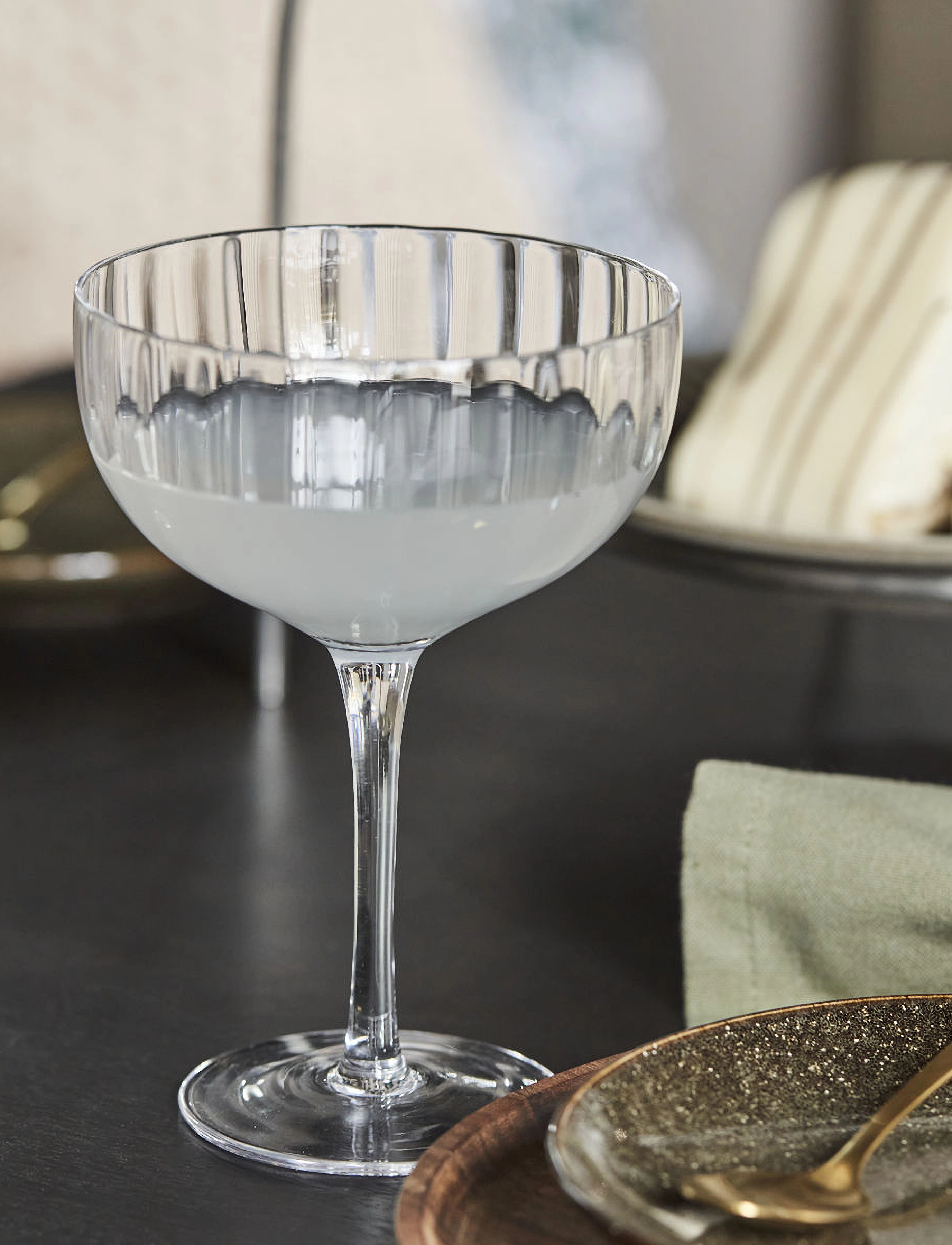 house doctor Cocktail Glass, Hdrill, Clear, 26 CL, Nude, Glas > Cocktailglas, Unisex