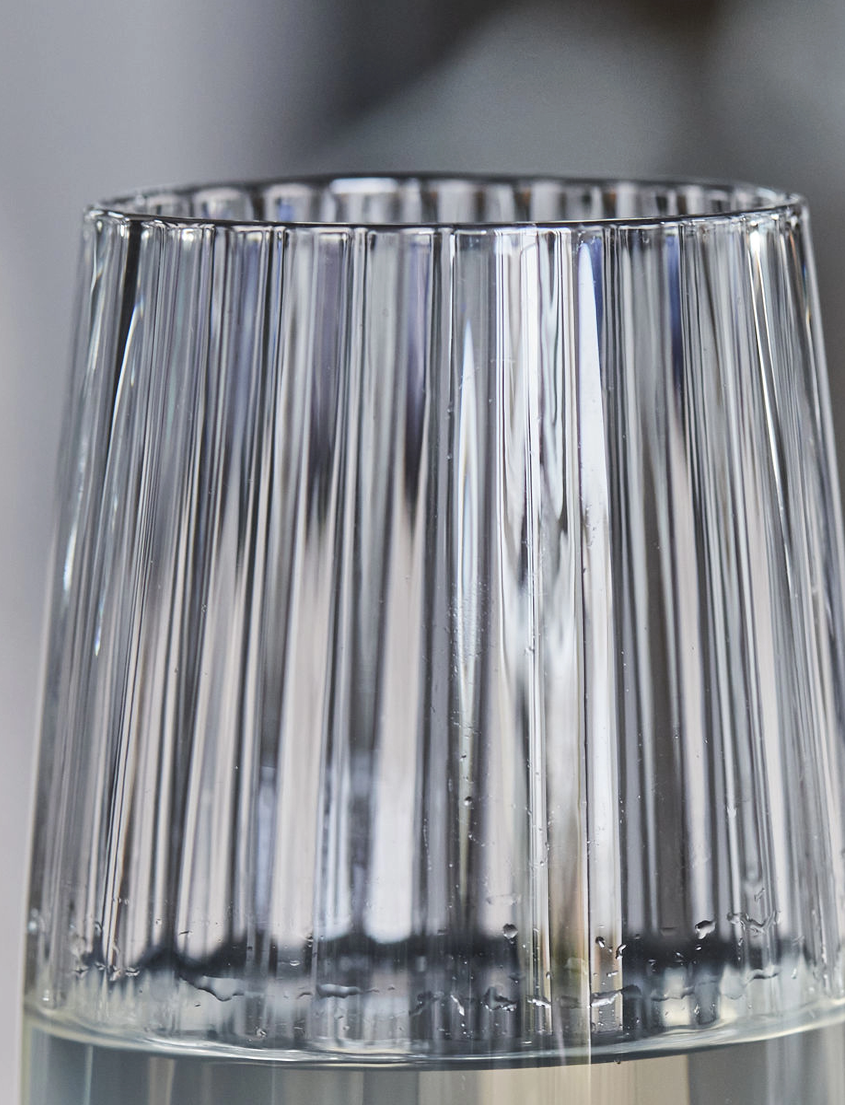 house doctor - Champagne glass, HDRill, Clear - Šampanjaklaasid - clear - 2