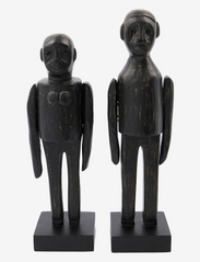 house doctor - Art piece, Spouses - wooden figures - black - 0