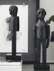 house doctor - Art piece, Spouses - wooden figures - black - 1