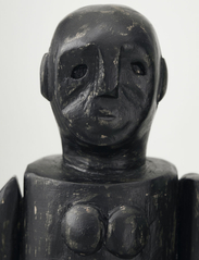 house doctor - Art piece, Spouses - wooden figures - black - 2