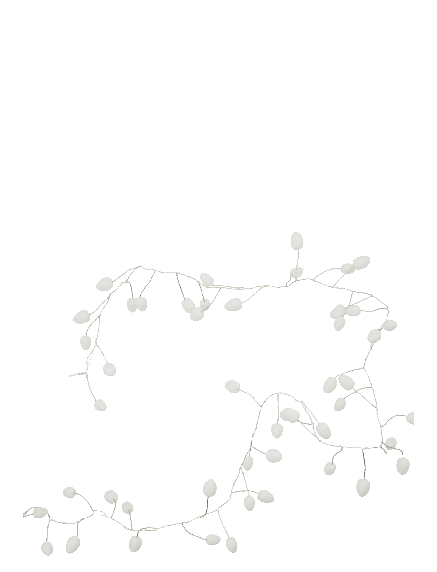 house doctor - String lights, HDCher, White, Silve - white - 1