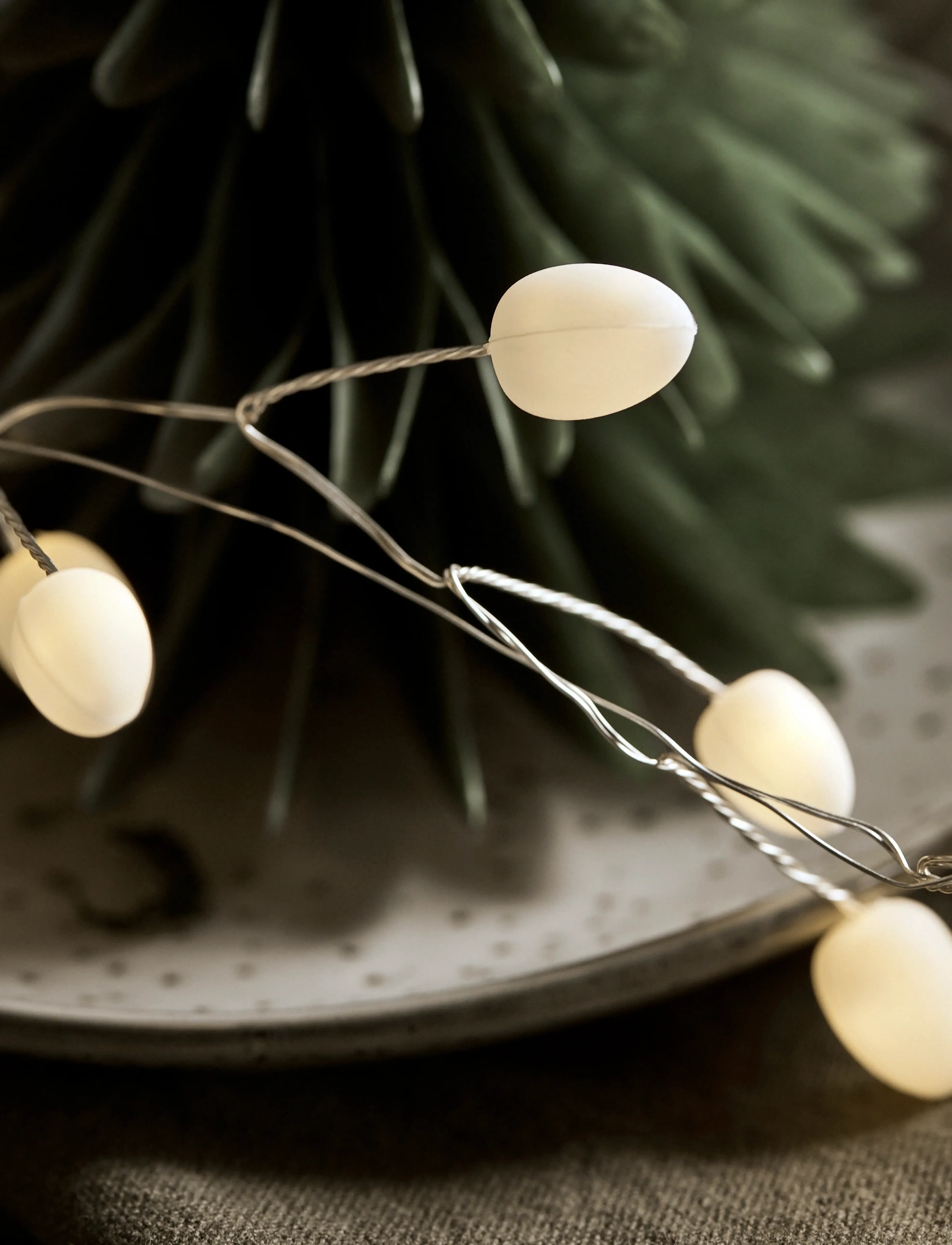 house doctor - String lights, HDCher, White, Silve - white - 4