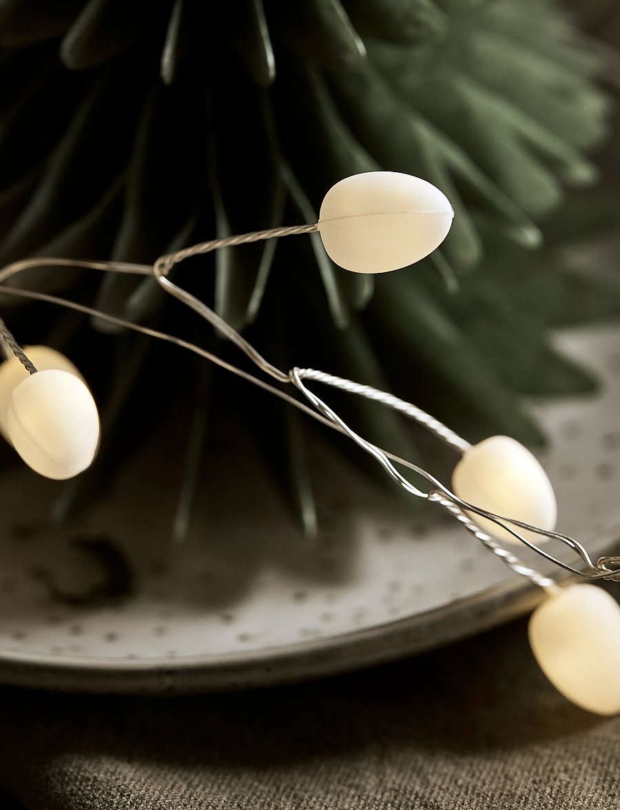 house doctor - String lights, HDCher, White, Silve - white - 4