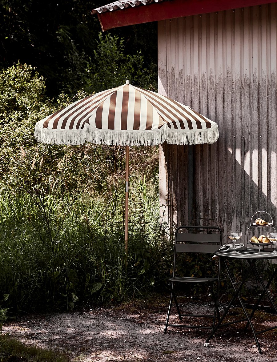 house doctor - Garden umbrella, HDShade, Golden br - gartenzubehör - golden brown - 0
