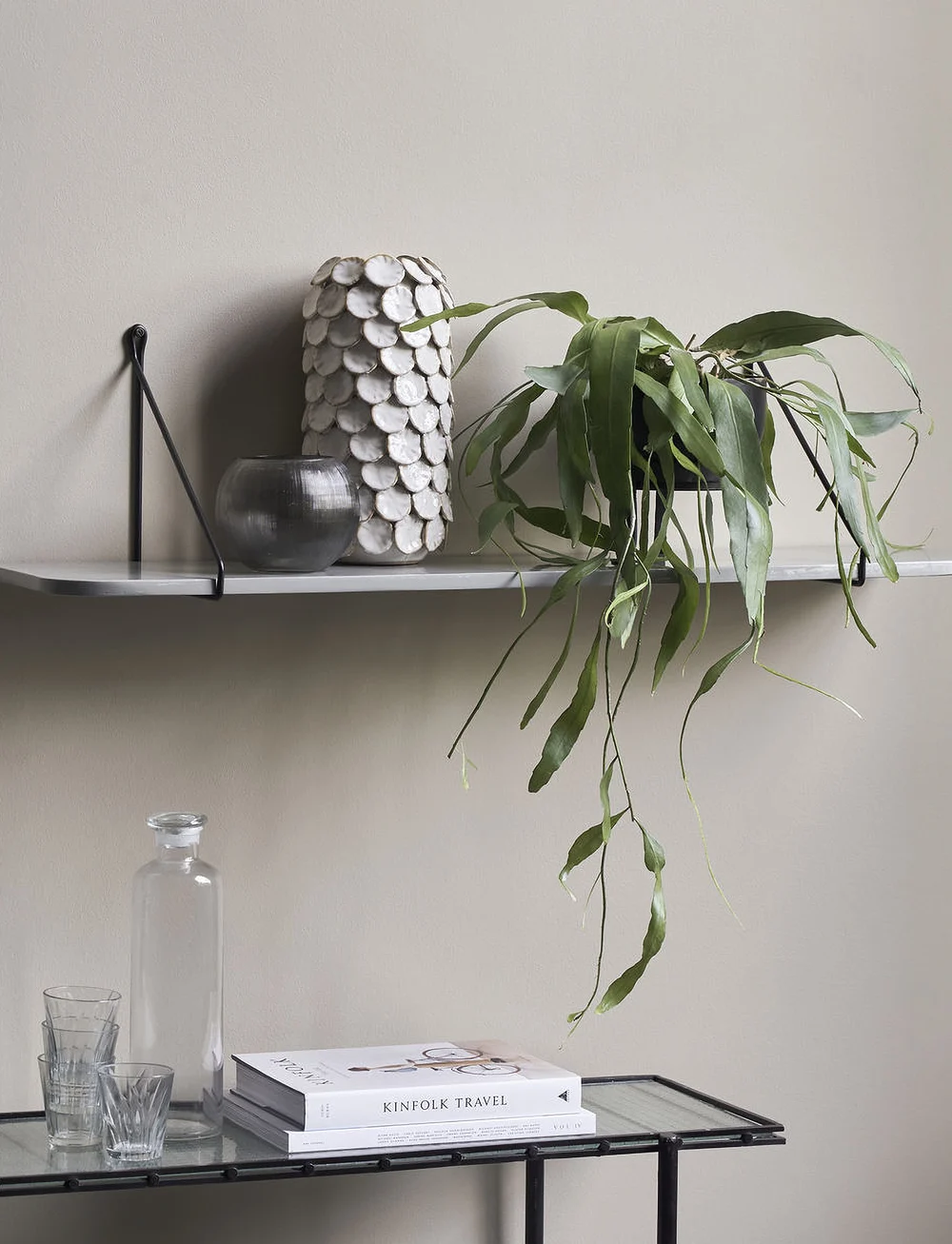 house doctor - Shelf, Rib - nach preis einkaufen - grey - 1