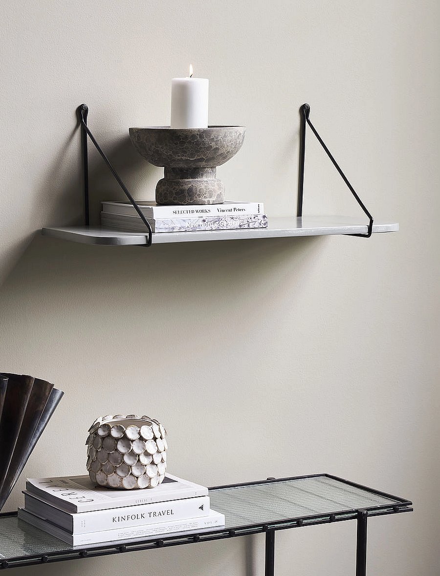 house doctor - Shelf, Rib - vannitoa sisustus - grey - 1