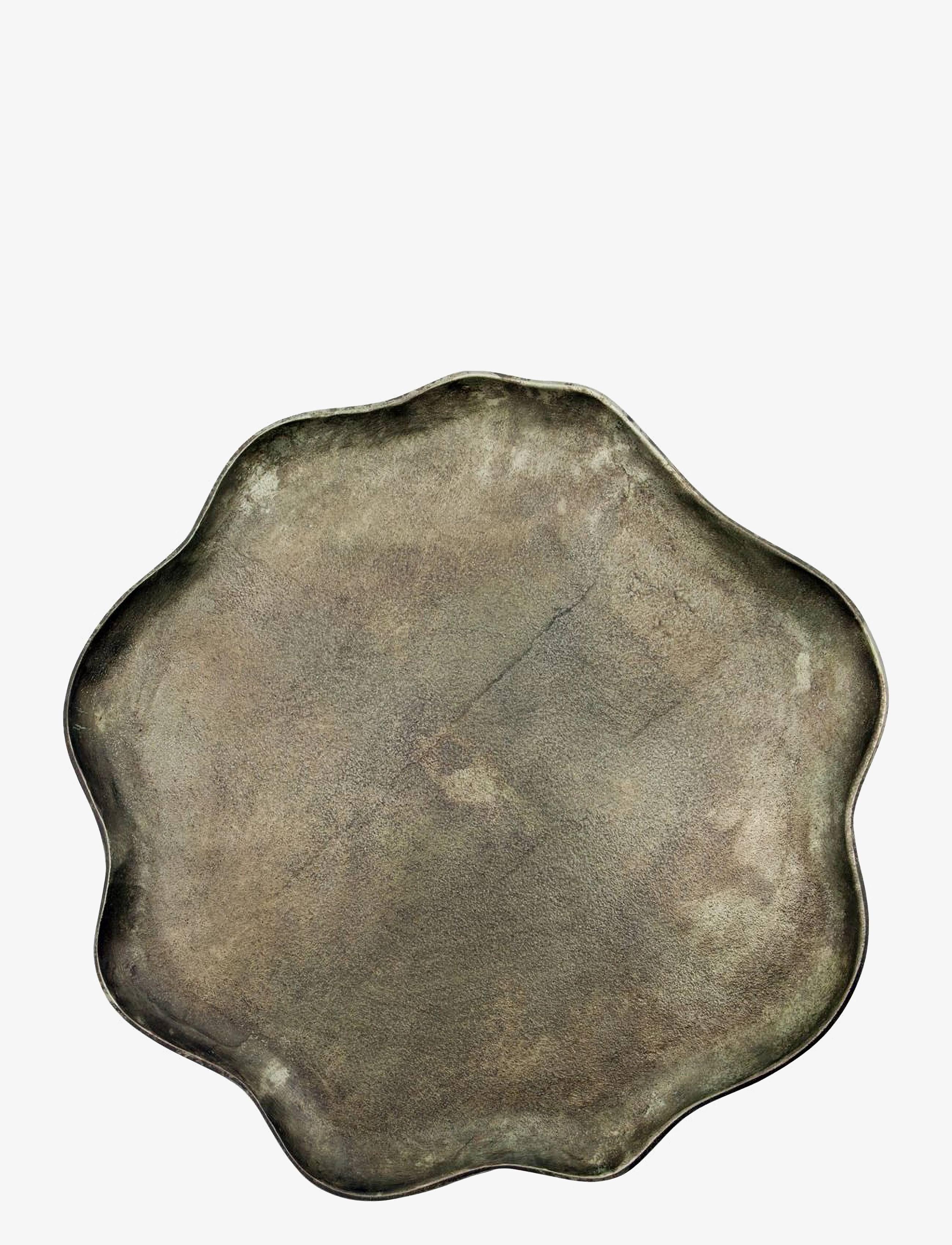 house doctor Bakke, HDTalas, Antik metallisk - Borddækning - ANTIQUE METALLIC / grey