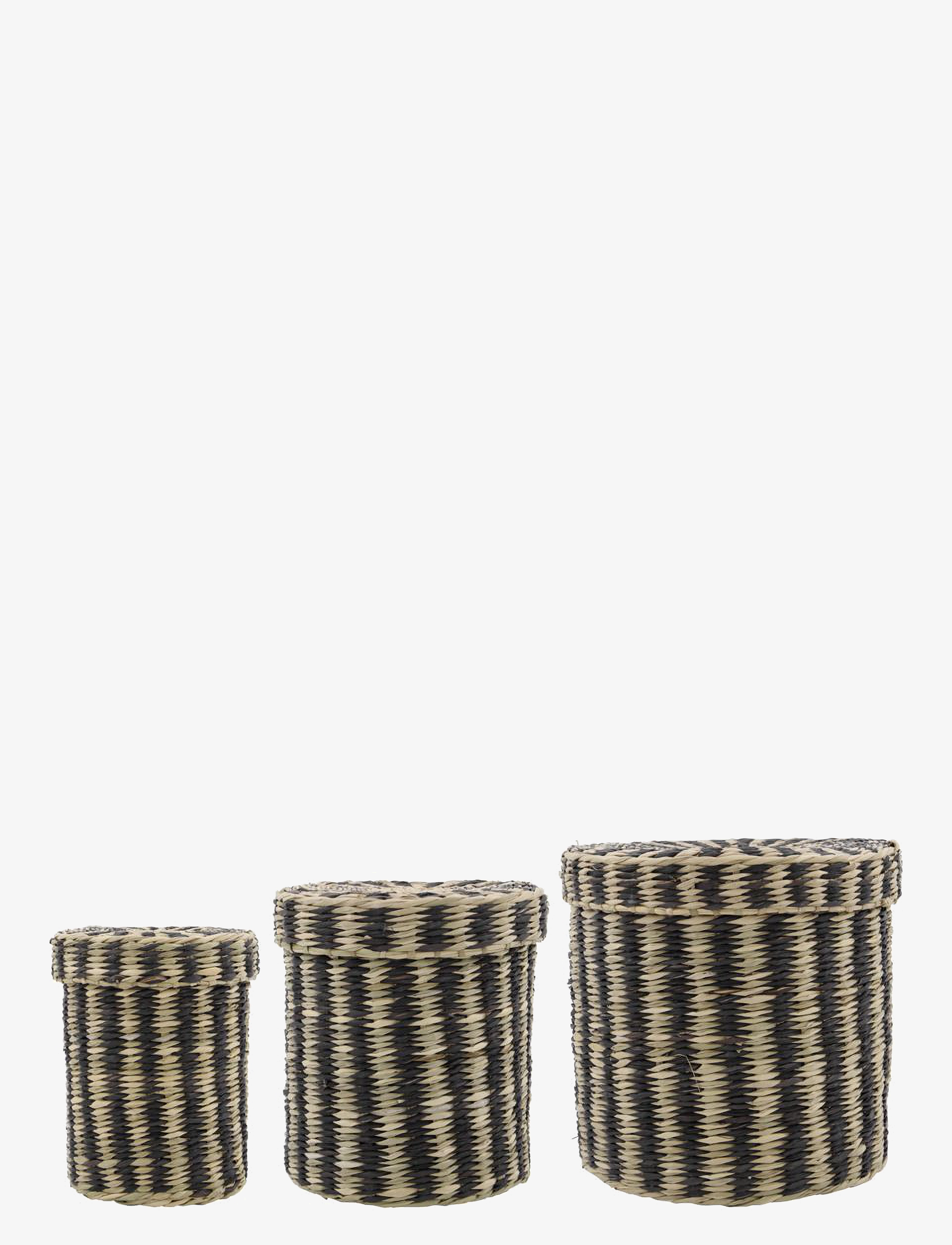 house doctor Storage Boxes, Hdhome, Nature, Brow, Opbevaringskurv, Brun, Str: 12X12X16CM
