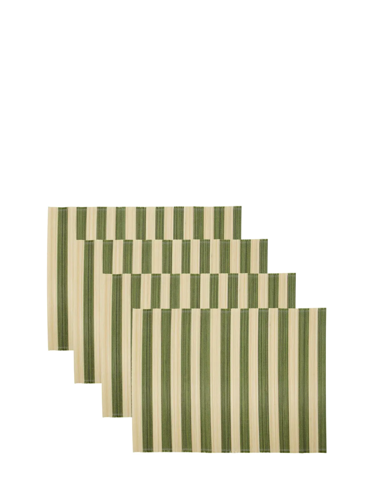 HOUSE DOCTOR Dækkeserviet, Hdrayas, Grøn;Natur Grün - 46X35X0CM - Unisex