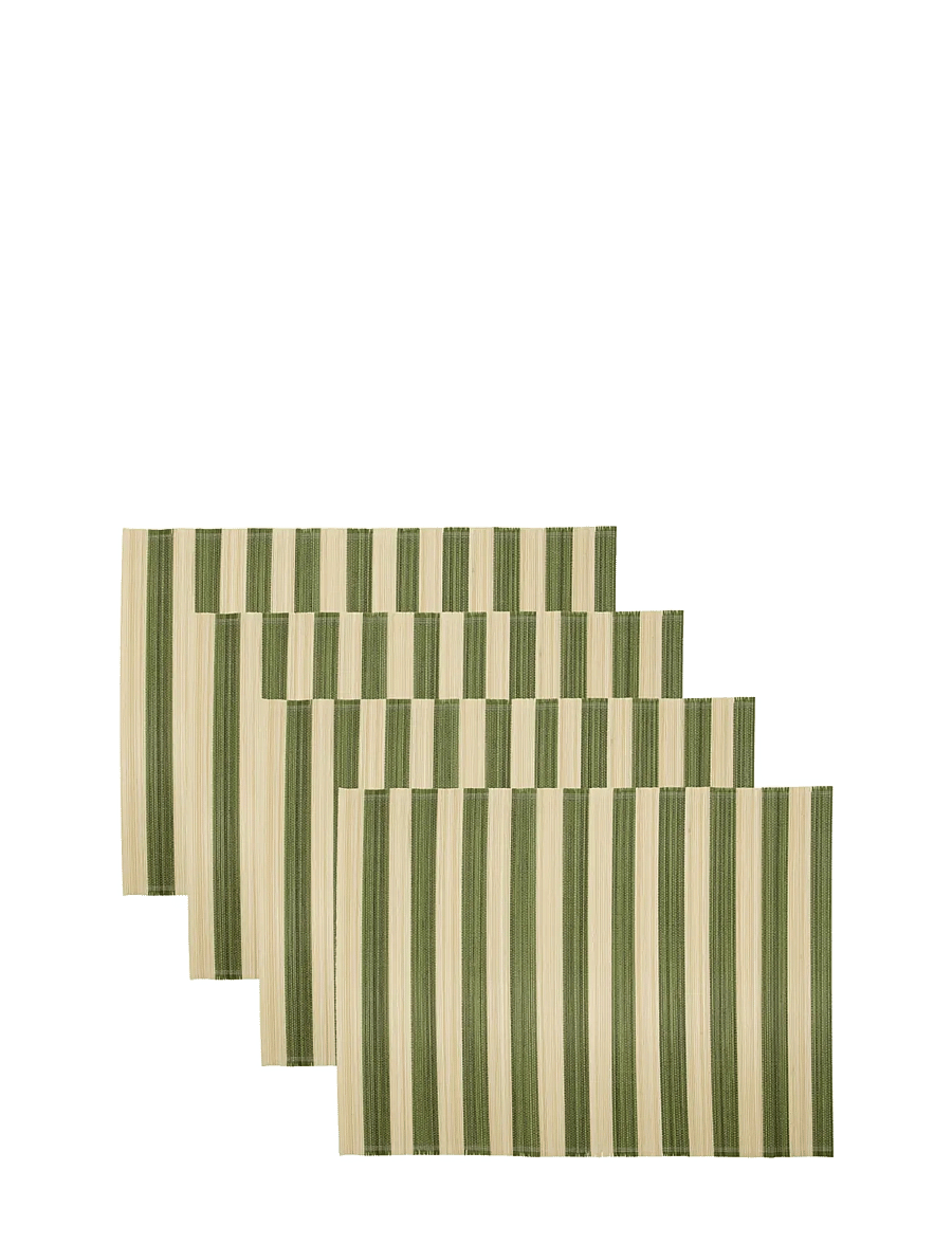 house doctor - Placemat, HDRayas, Green, Nature - platzdeckchen - green, nature - 0