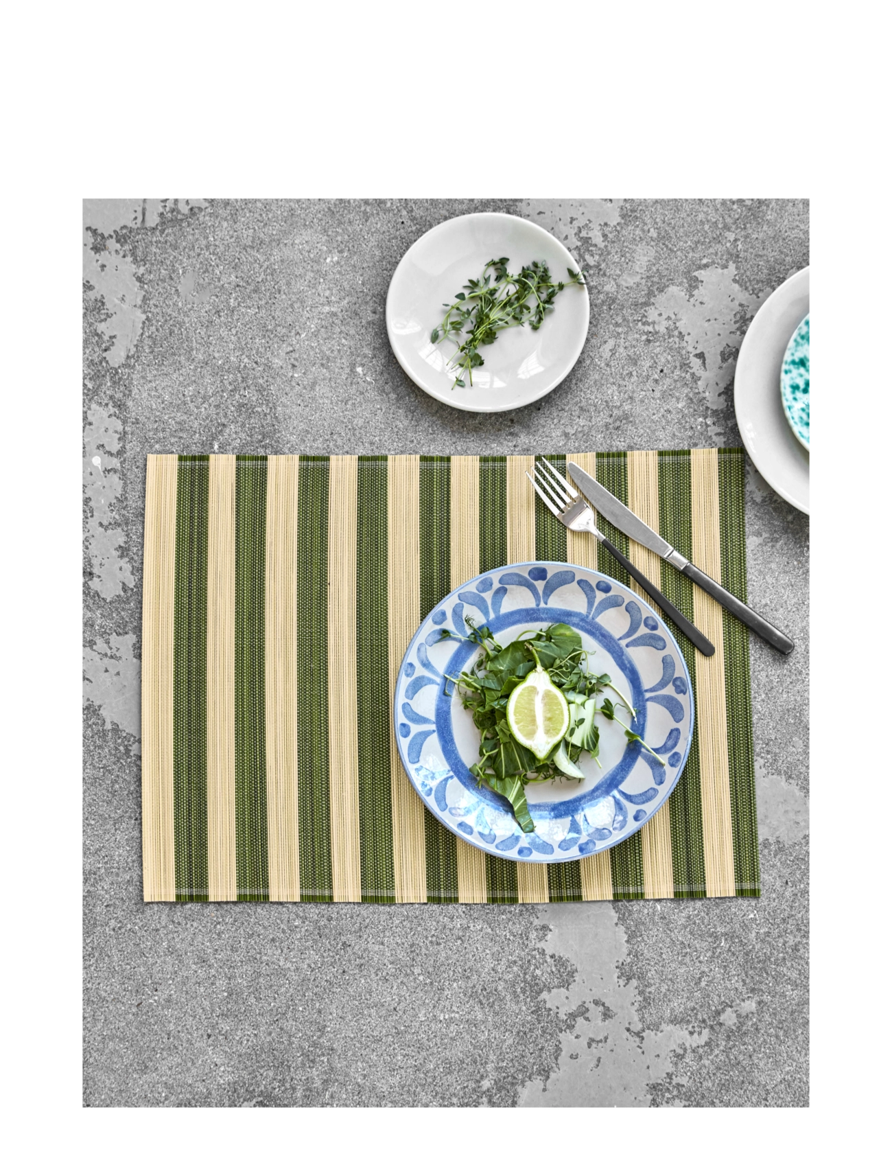 house doctor - Placemat, HDRayas, Green, Nature - placemats - green, nature - 2