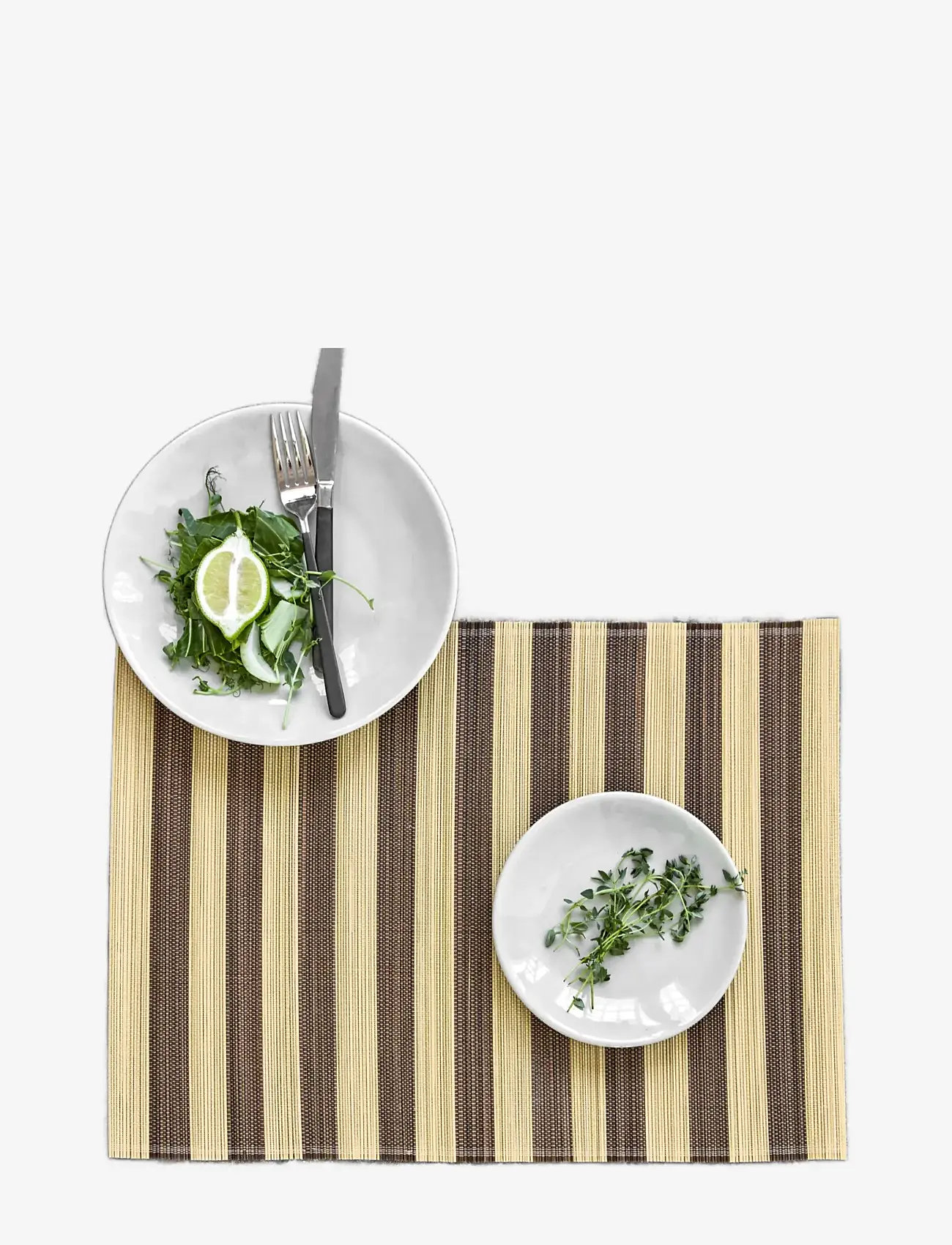 house doctor - Dækkeserviet, HDRayas, Brun;Natur - dækkeservietter - brown, nature - 2