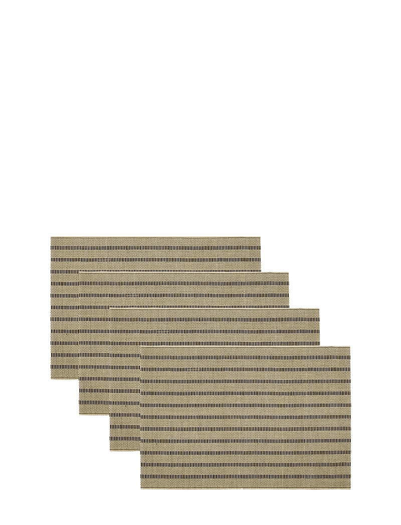 house doctor - Placemat, HDFica, Black;Natural - platzdeckchen - black, natural - 0