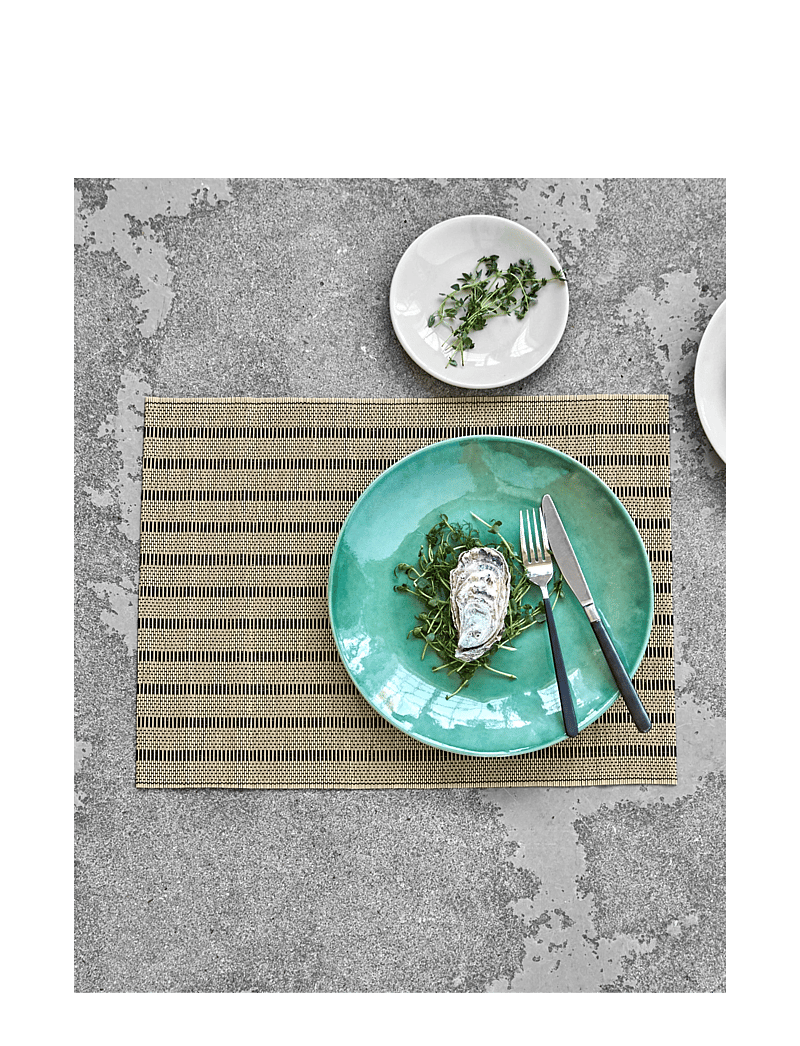 house doctor - Placemat, HDFica, Black;Natural - platzdeckchen - black, natural - 2