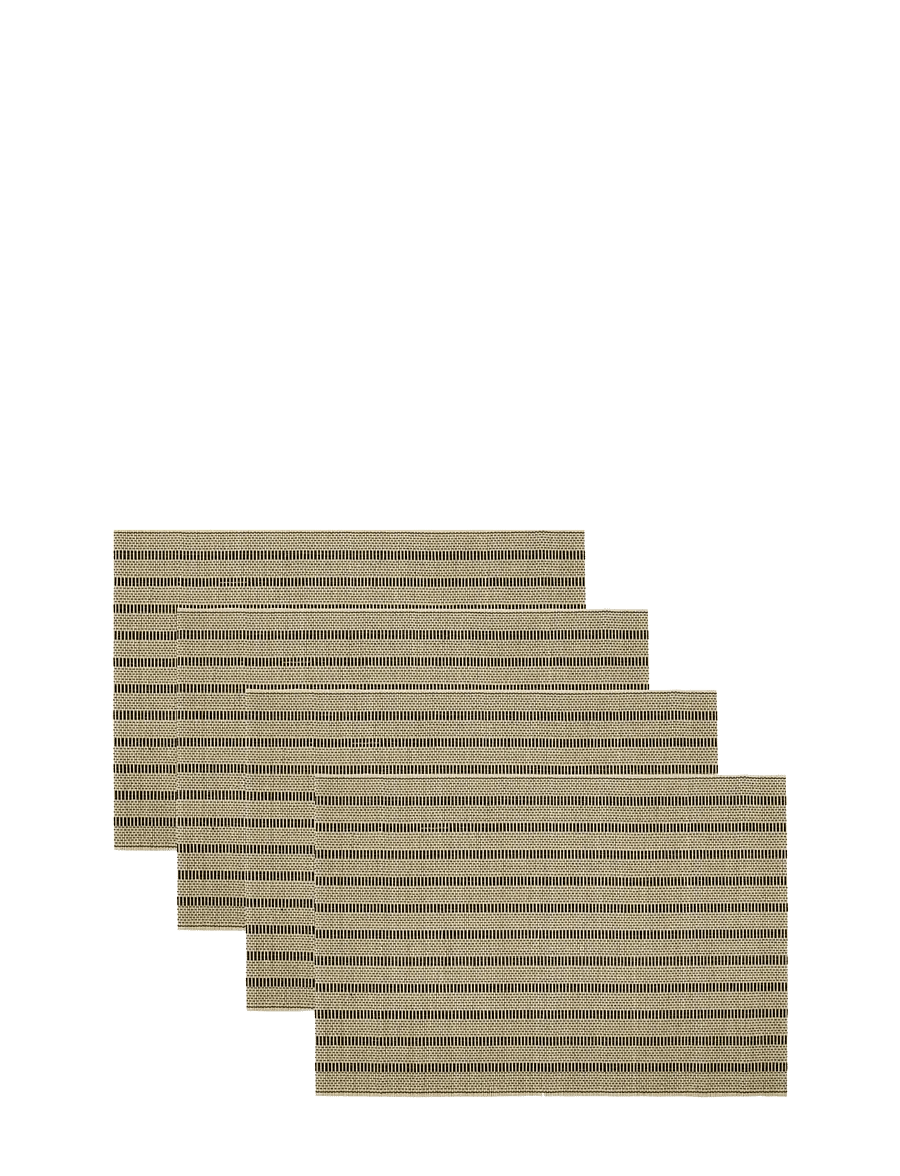 house doctor - Placemat, HDFica, Black, Natural - platzdeckchen - black, natural - 0