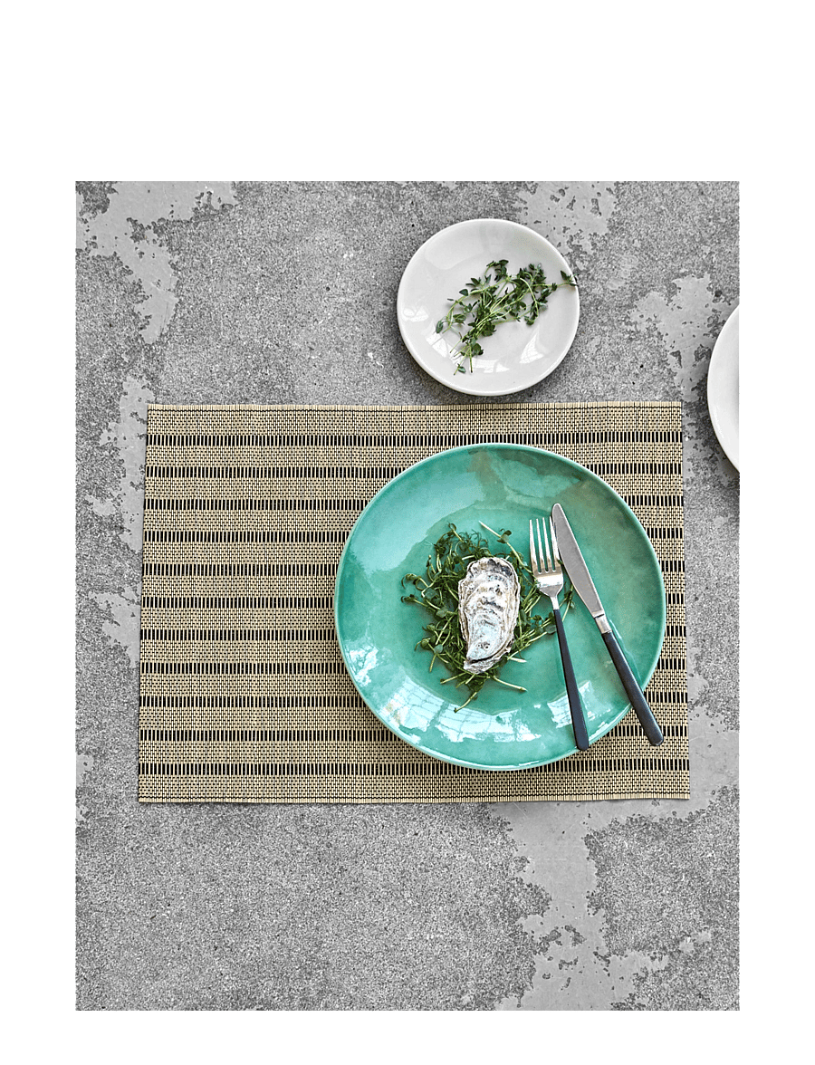 house doctor - Placemat, HDFica, Black, Natural - platzdeckchen - black, natural - 2