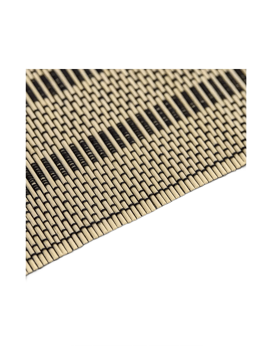 house doctor - Placemat, HDFica, Black, Natural - platzdeckchen - black, natural - 3